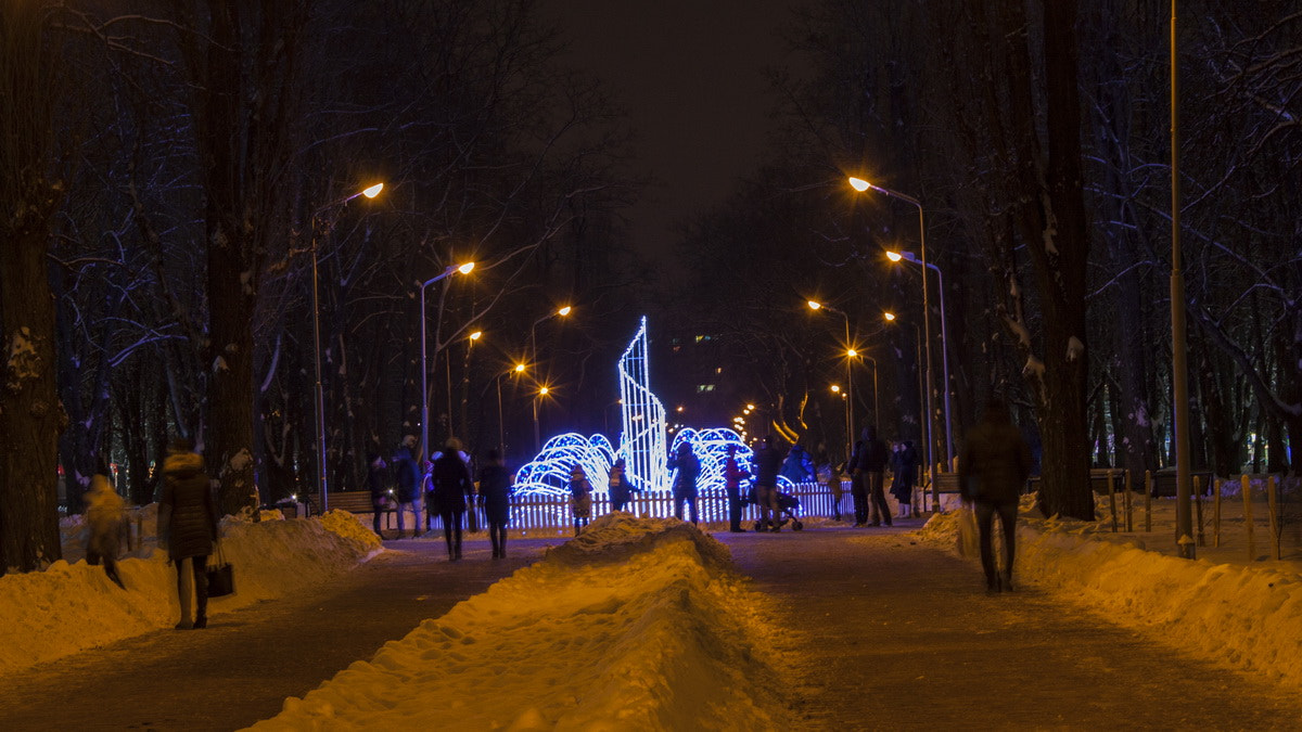 Canon EOS 50D sample photo. Chernigov new year's photography