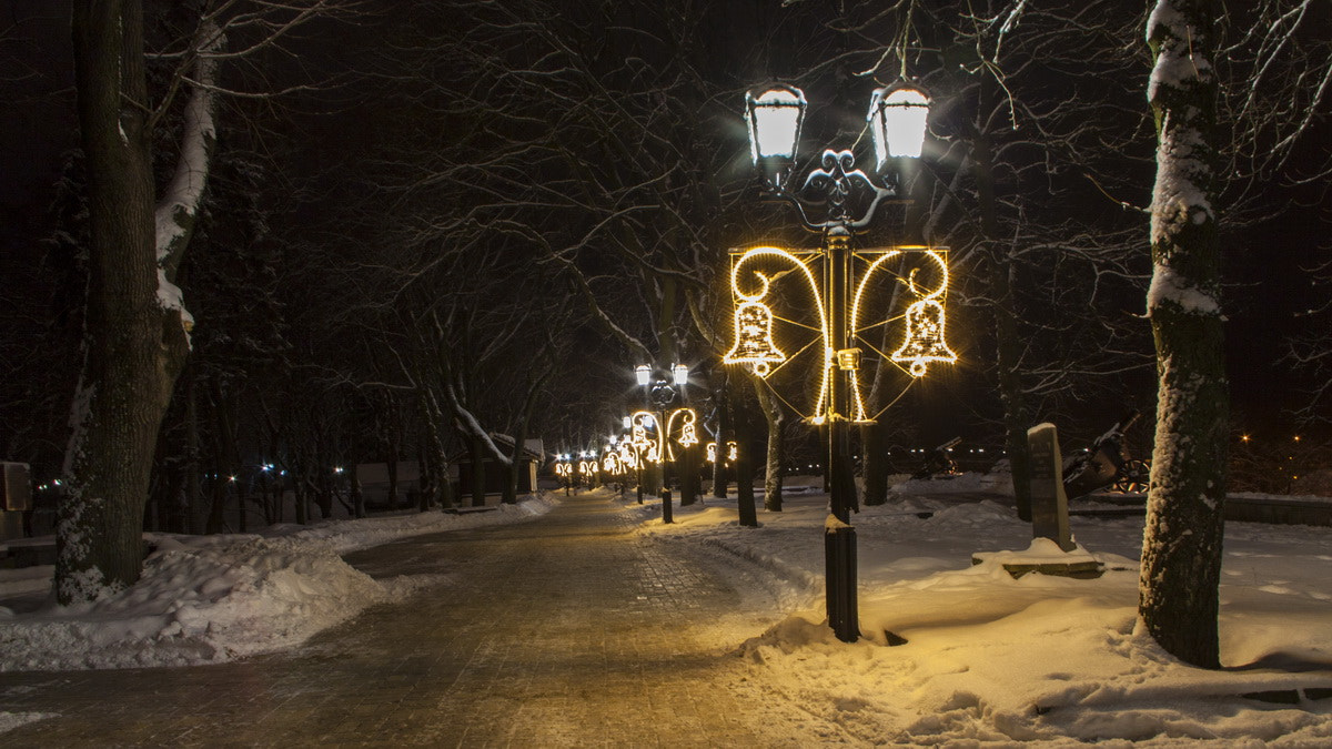 Canon EOS 50D sample photo. Chernigov new year's photography