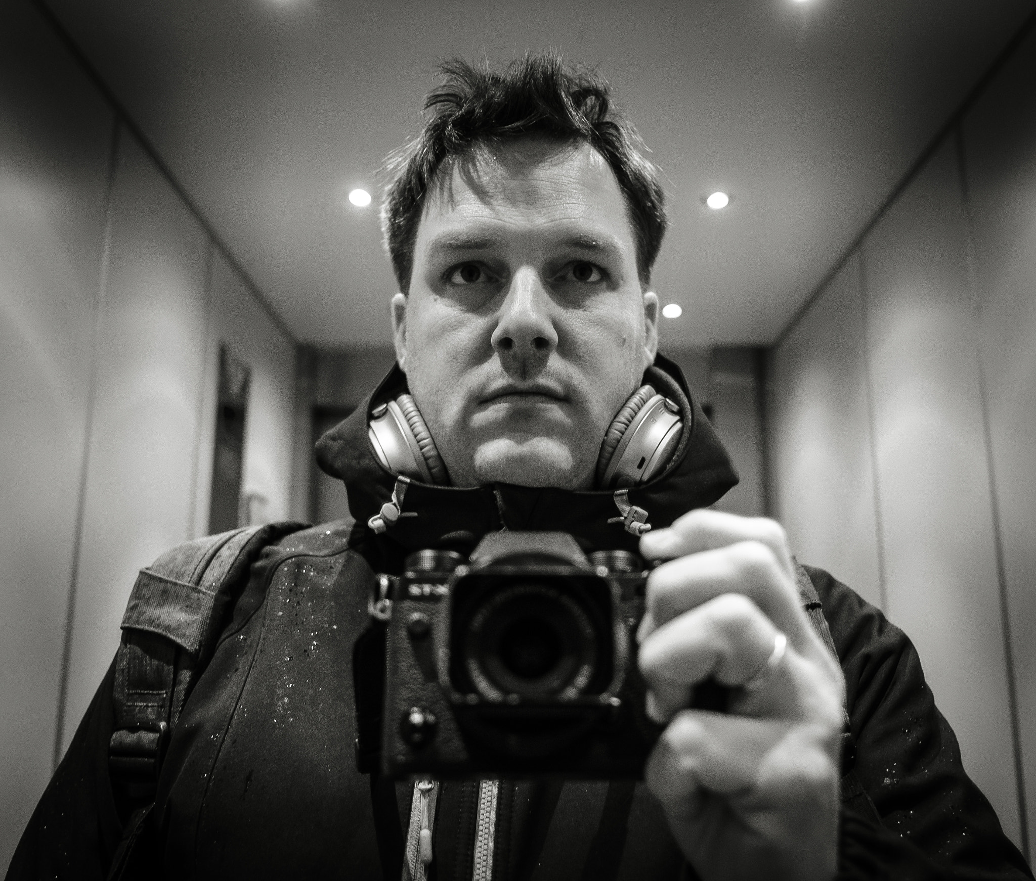 Fujifilm X-T2 + Fujifilm XF 18mm F2 R sample photo. Self portrait photography