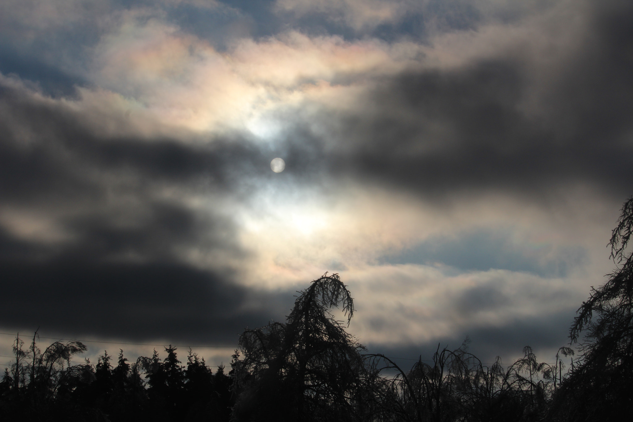Canon EF-S 55-250mm F4-5.6 IS STM sample photo. Secretive storm photography