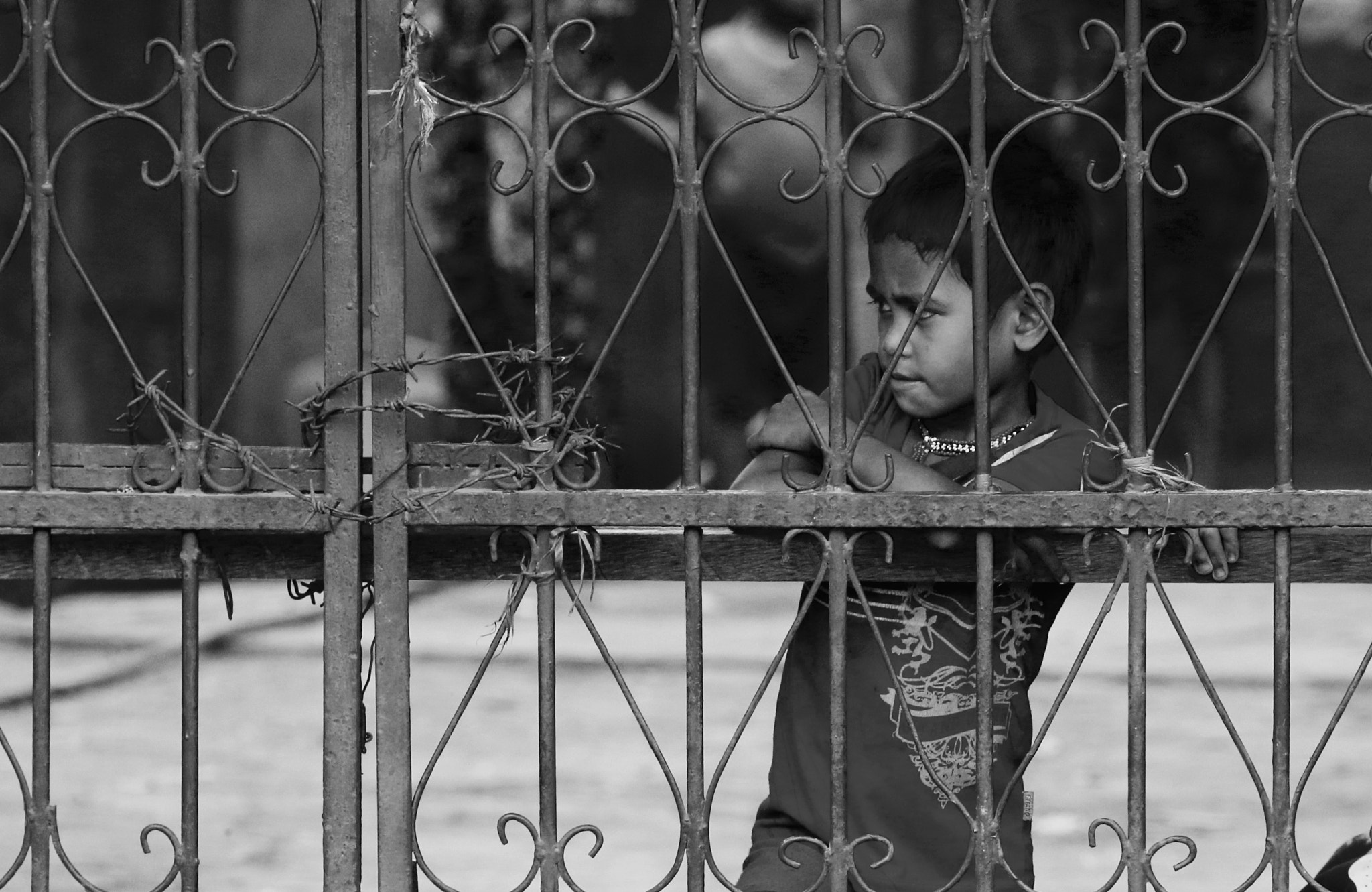 Sigma 70-200mm F2.8 EX DG OS HSM sample photo. Behind the gate photography