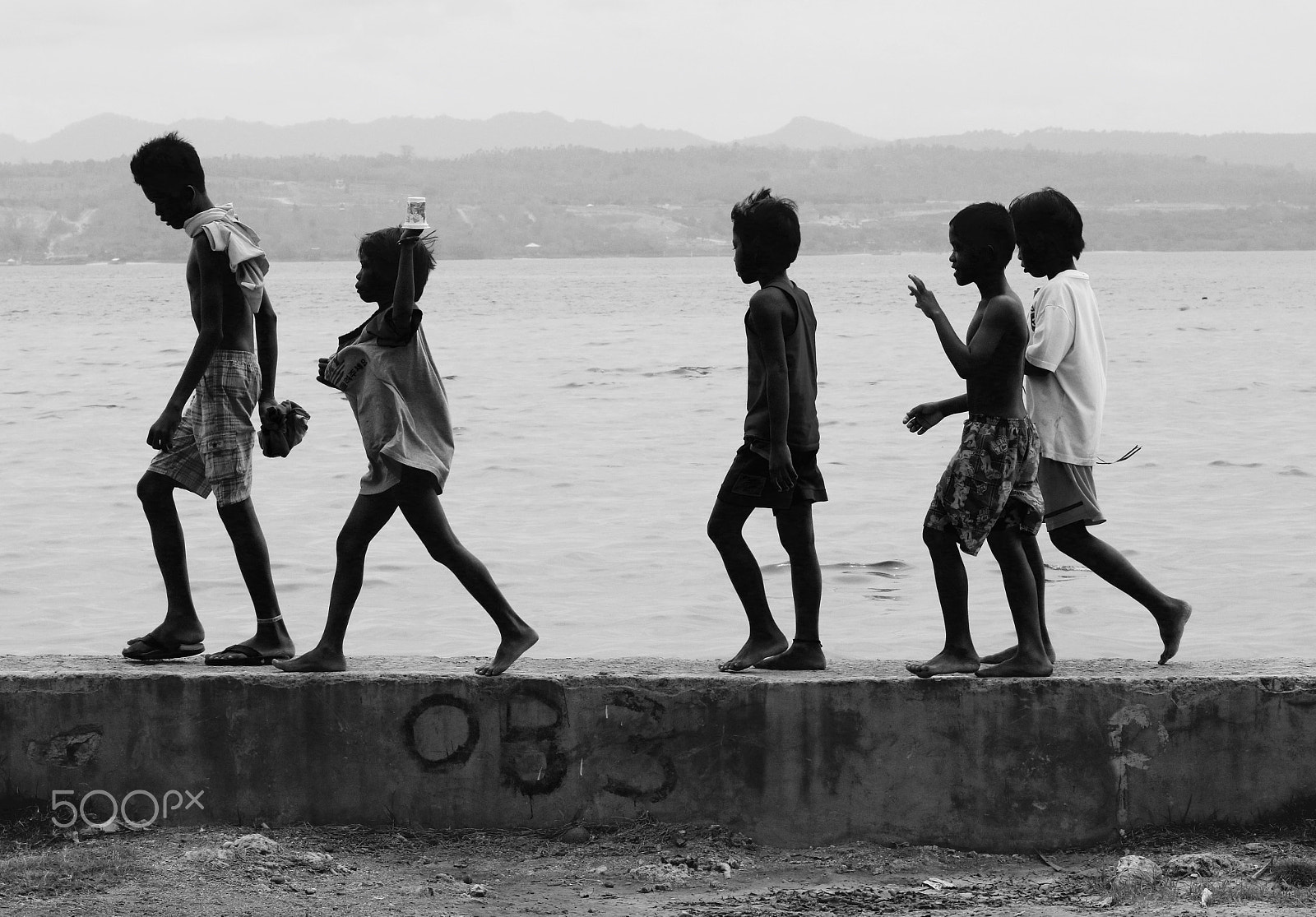Sigma 70-200mm F2.8 EX DG OS HSM sample photo. Waterfront boys photography