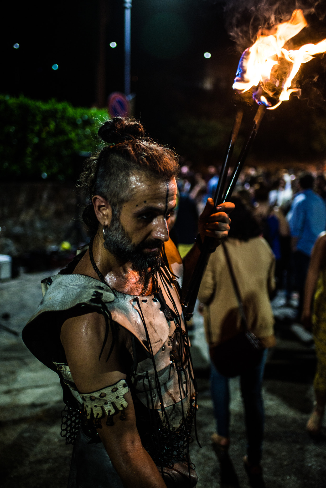 Nikon D610 + Nikon AF-S Nikkor 35mm F1.8G ED sample photo. Fire eaters photography