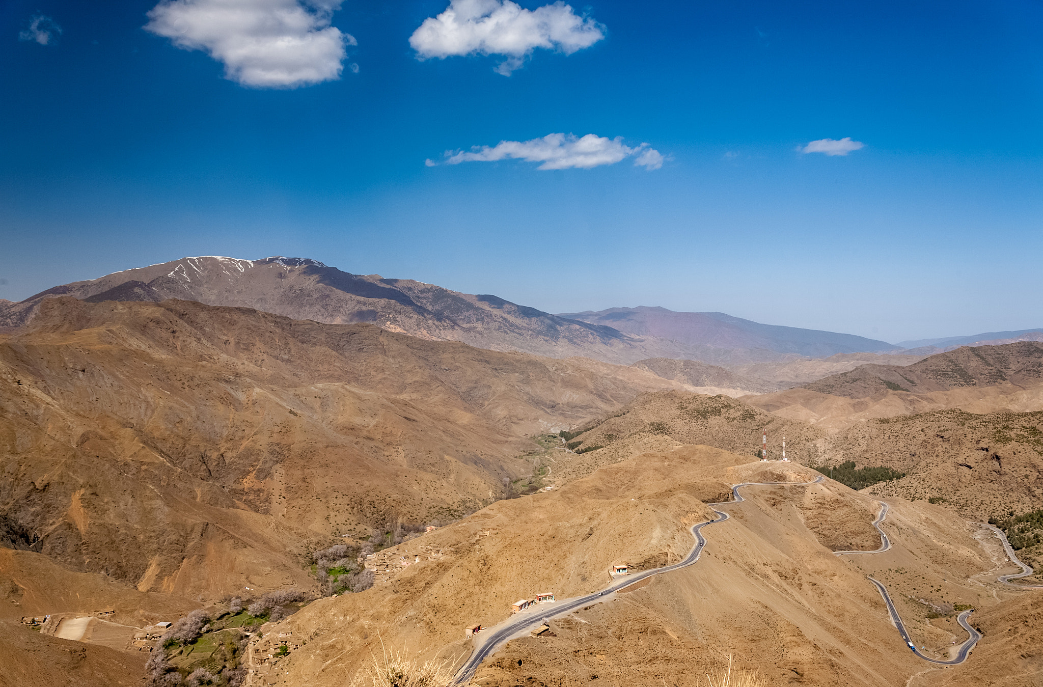 Canon EOS 5D + EF28-70mm f/2.8L USM sample photo. Atlas mountains road photography