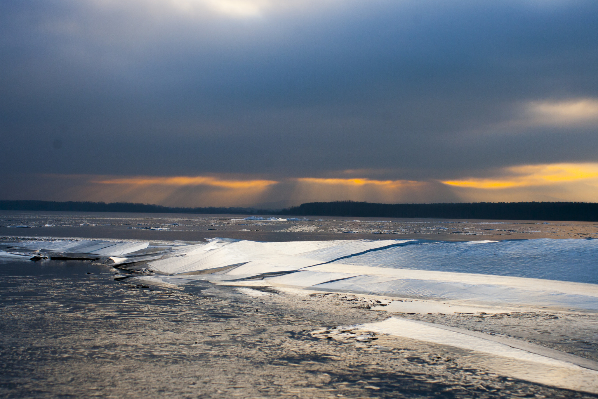 Canon EOS 30D sample photo. Ice lake photography