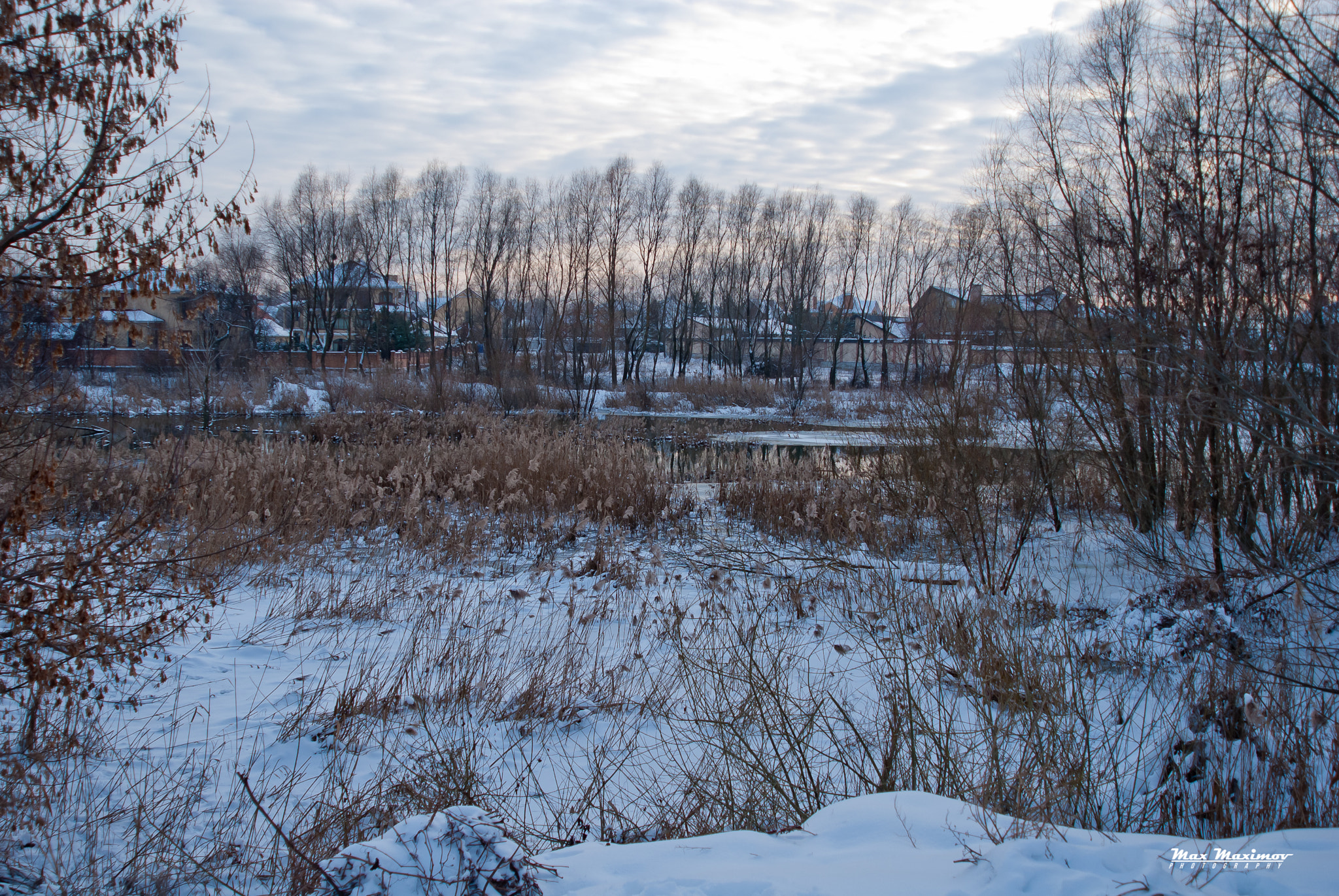 AF Zoom-Nikkor 24-120mm f/3.5-5.6D IF sample photo. Winter countryside photography
