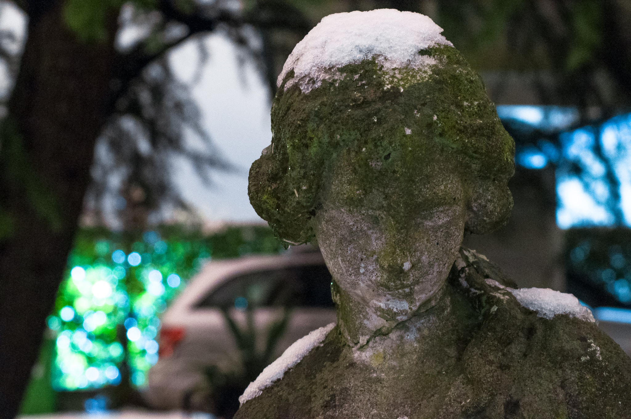 Nikon D5000 sample photo. Statua photography