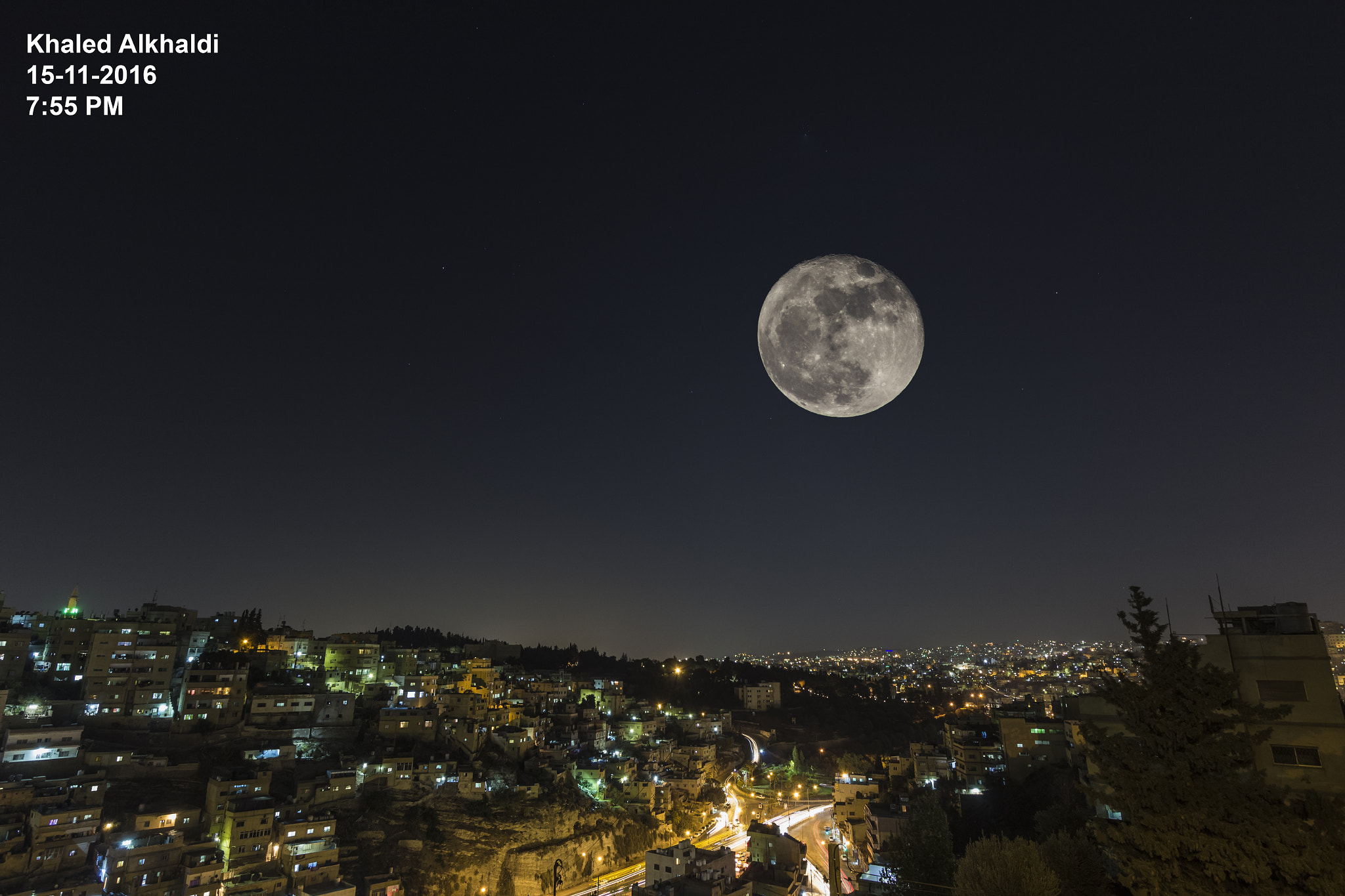 Canon EF-S 10-22mm F3.5-4.5 USM sample photo. Supermoon 2016 photography