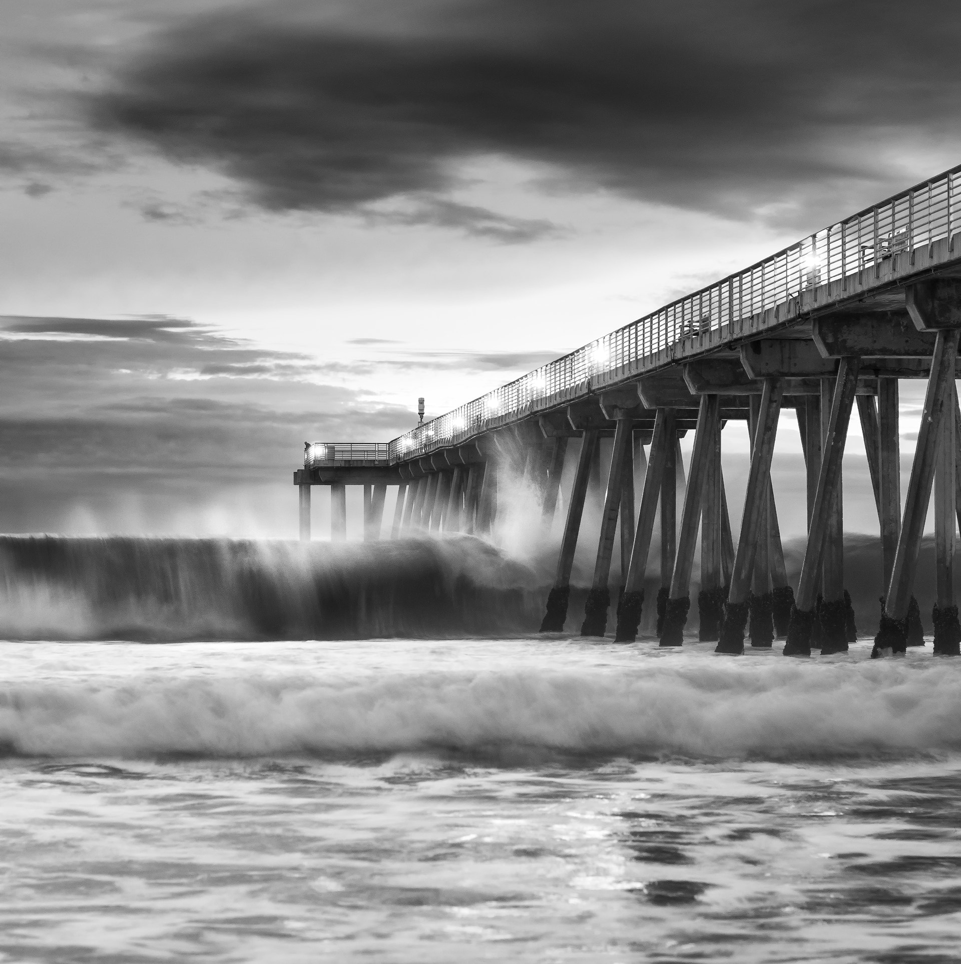 Sony Alpha DSLR-A850 sample photo. Hermosa beach pier 2.0 photography