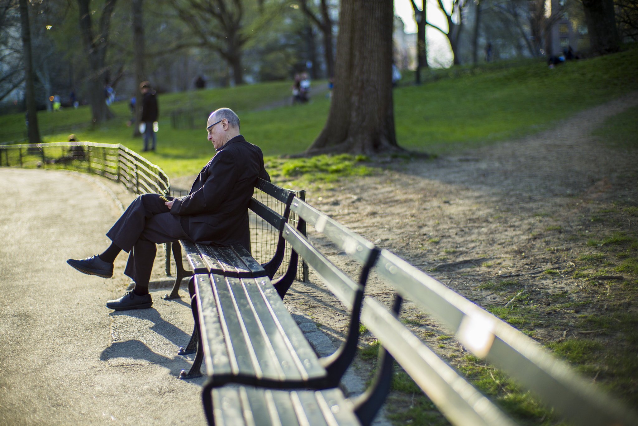 Summicron-M 1:2/35 sample photo. Central park photography