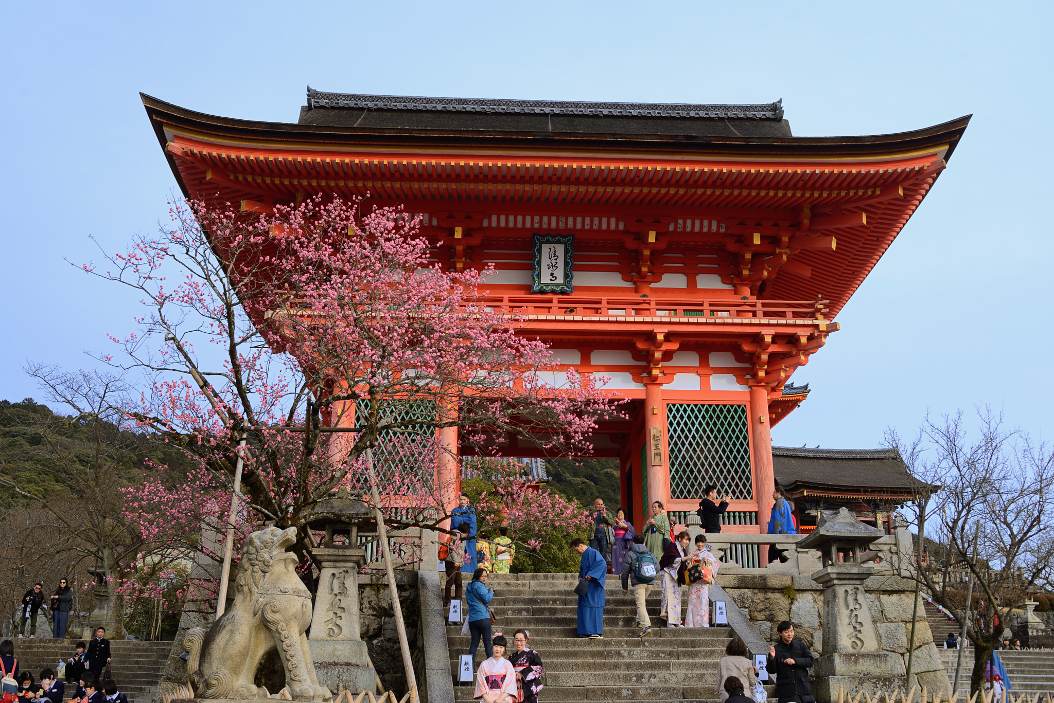 Nikon D600 + AF Zoom-Nikkor 35-70mm f/2.8D sample photo. Kiyomizu-dera entry 清水寺入口 photography