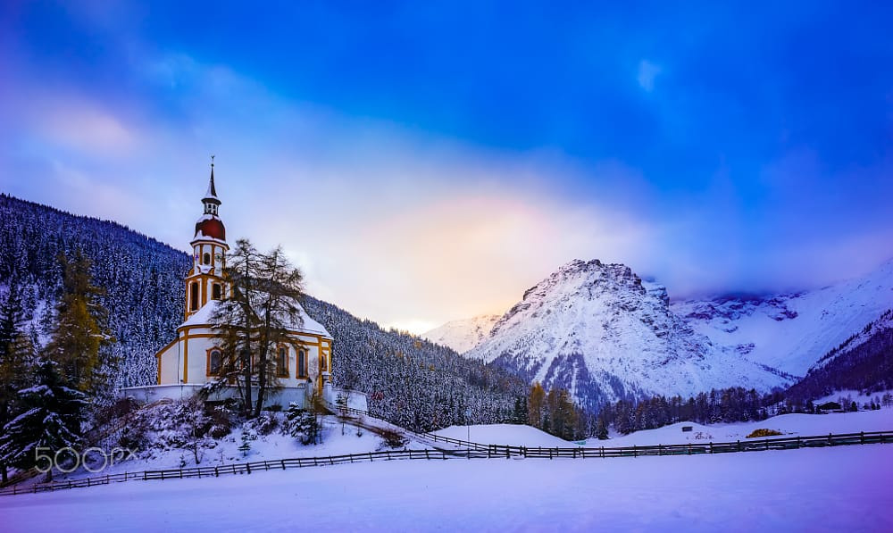 Sony a7R + E 21mm F2.8 sample photo. Winter in tyrol photography