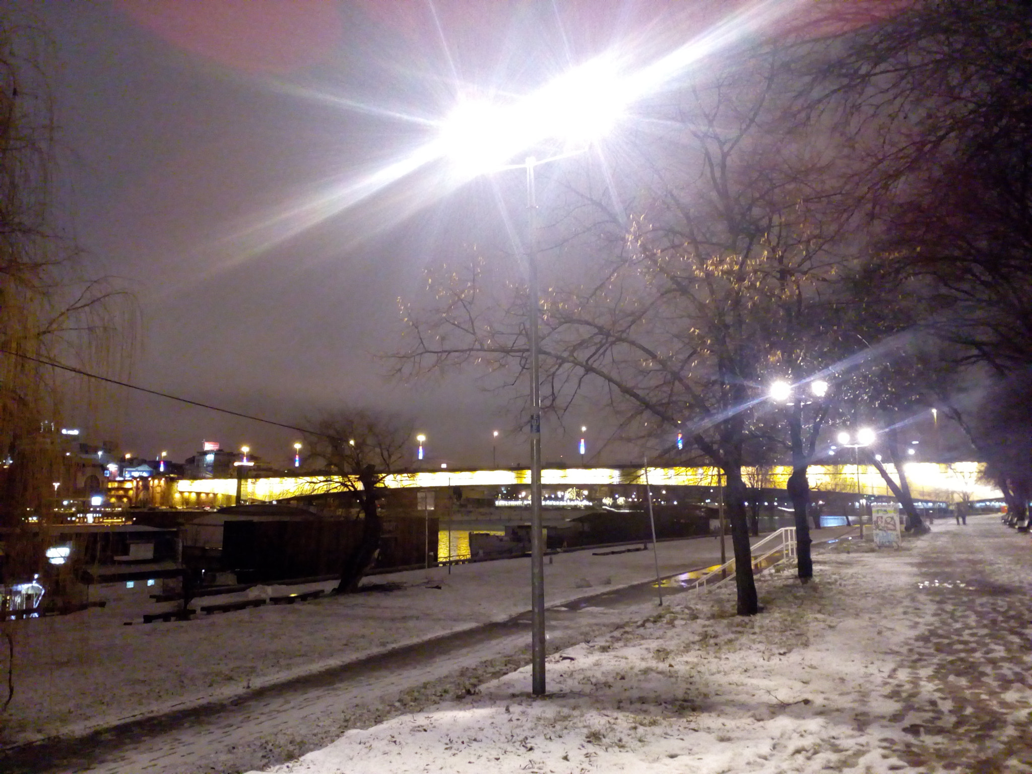 Lenovo VIBE K10 sample photo. Sky bridge snow photography