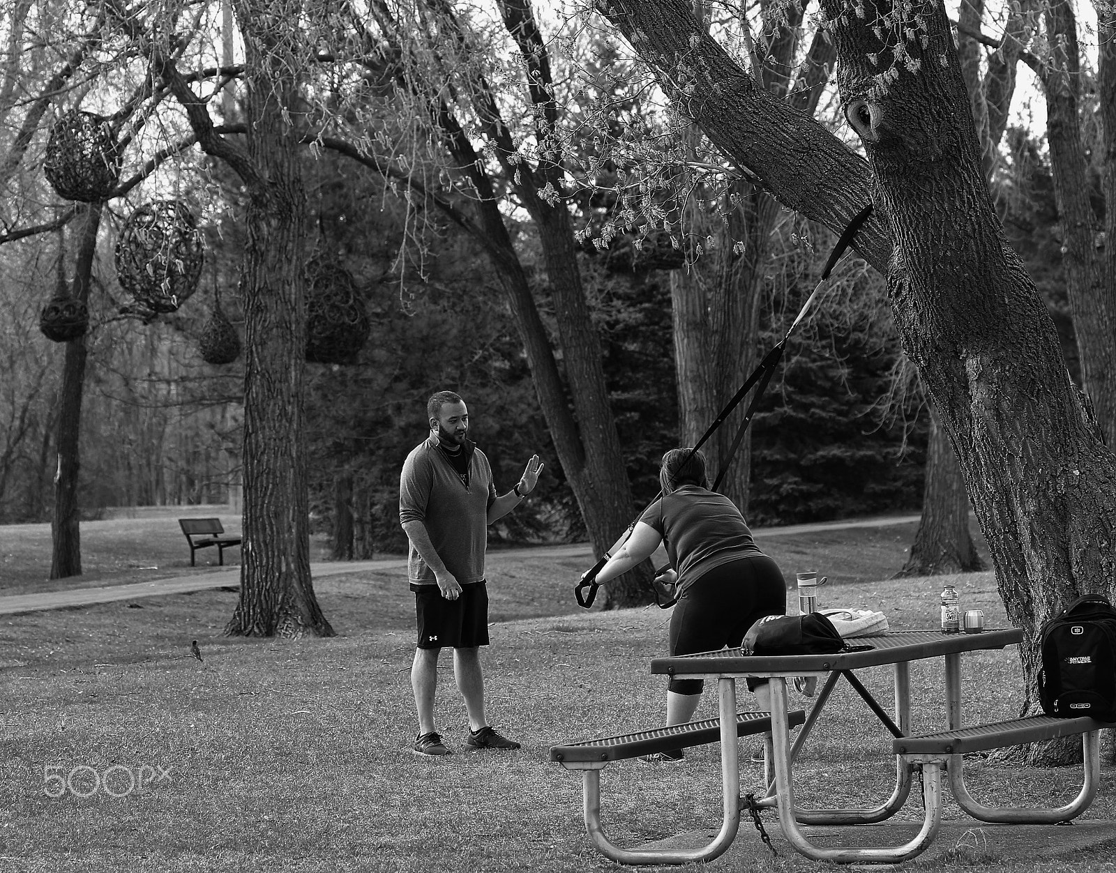 Canon EOS 60D sample photo. Working out in the park photography