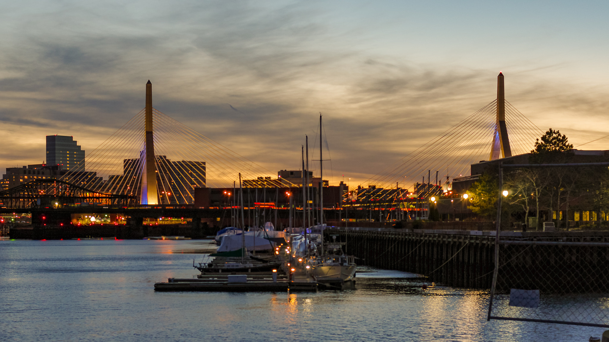 Pentax K-3 II + HD Pentax DA 40mm F2.8 Limited sample photo. Tobin bridge from charlestown photography