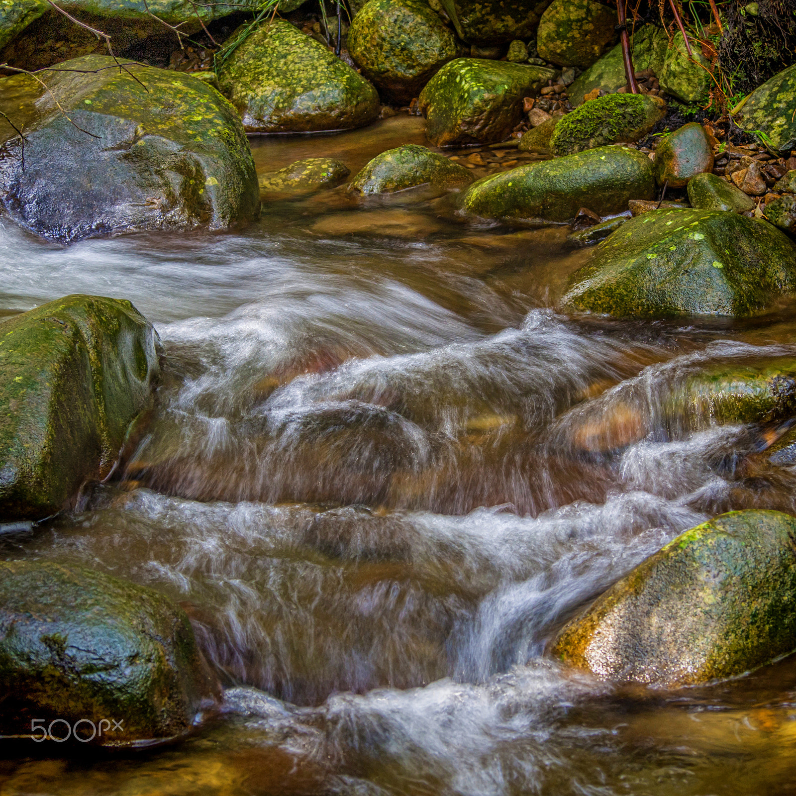Olympus OM-D E-M5 sample photo. Water over stones photography