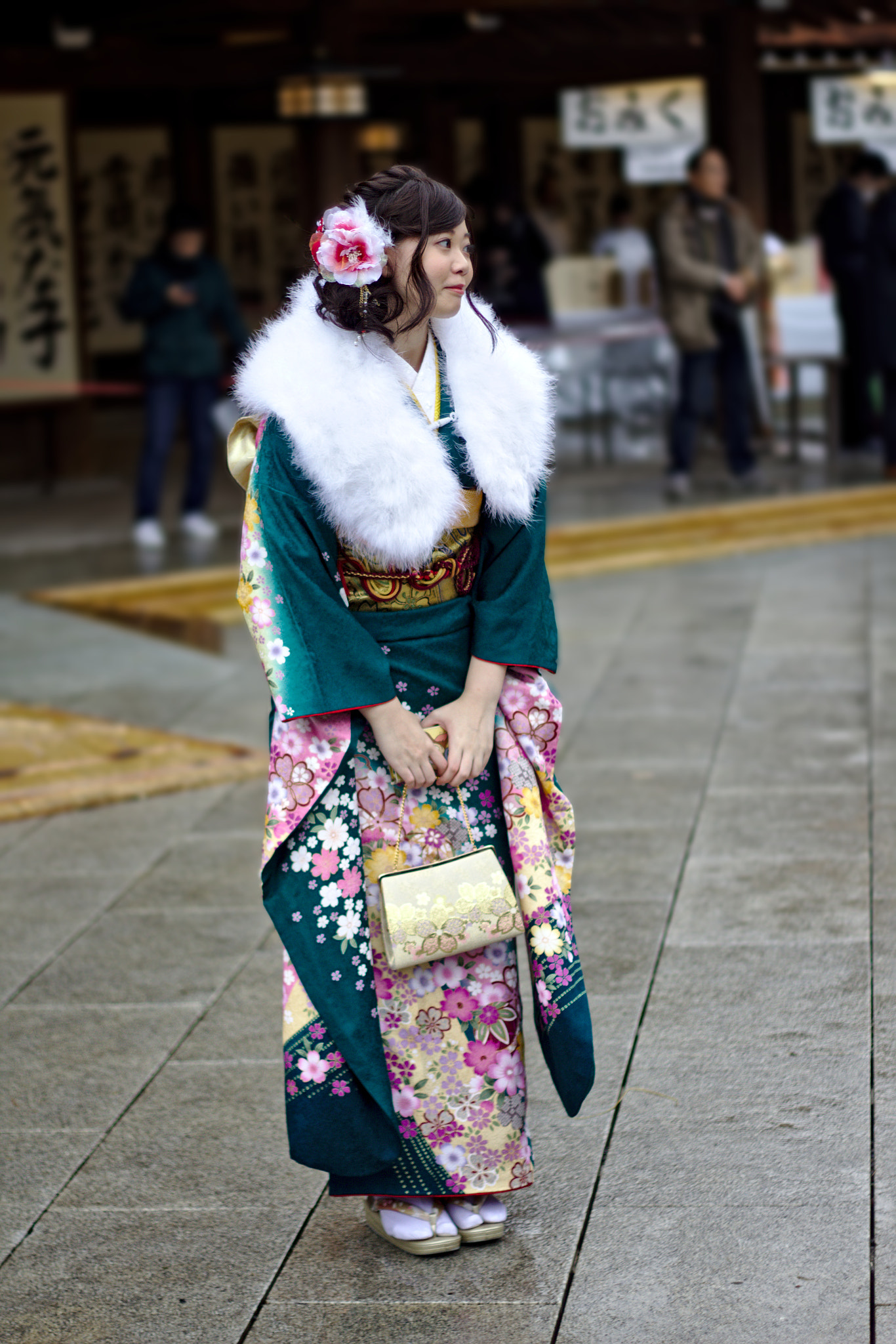 Canon EOS 650D (EOS Rebel T4i / EOS Kiss X6i) sample photo. Japanese girl in kimono photography