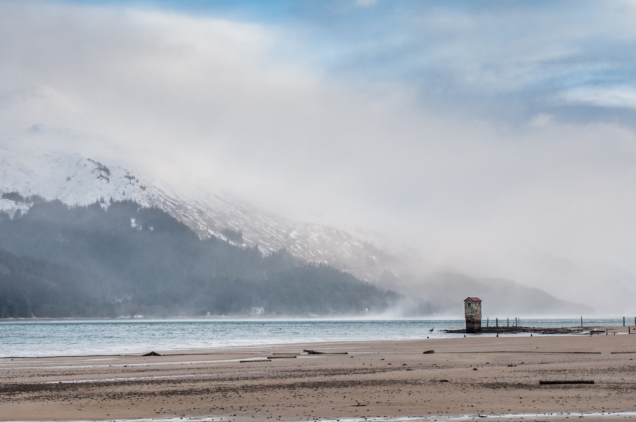 Nikon D300S sample photo. Sandy beach storm photography