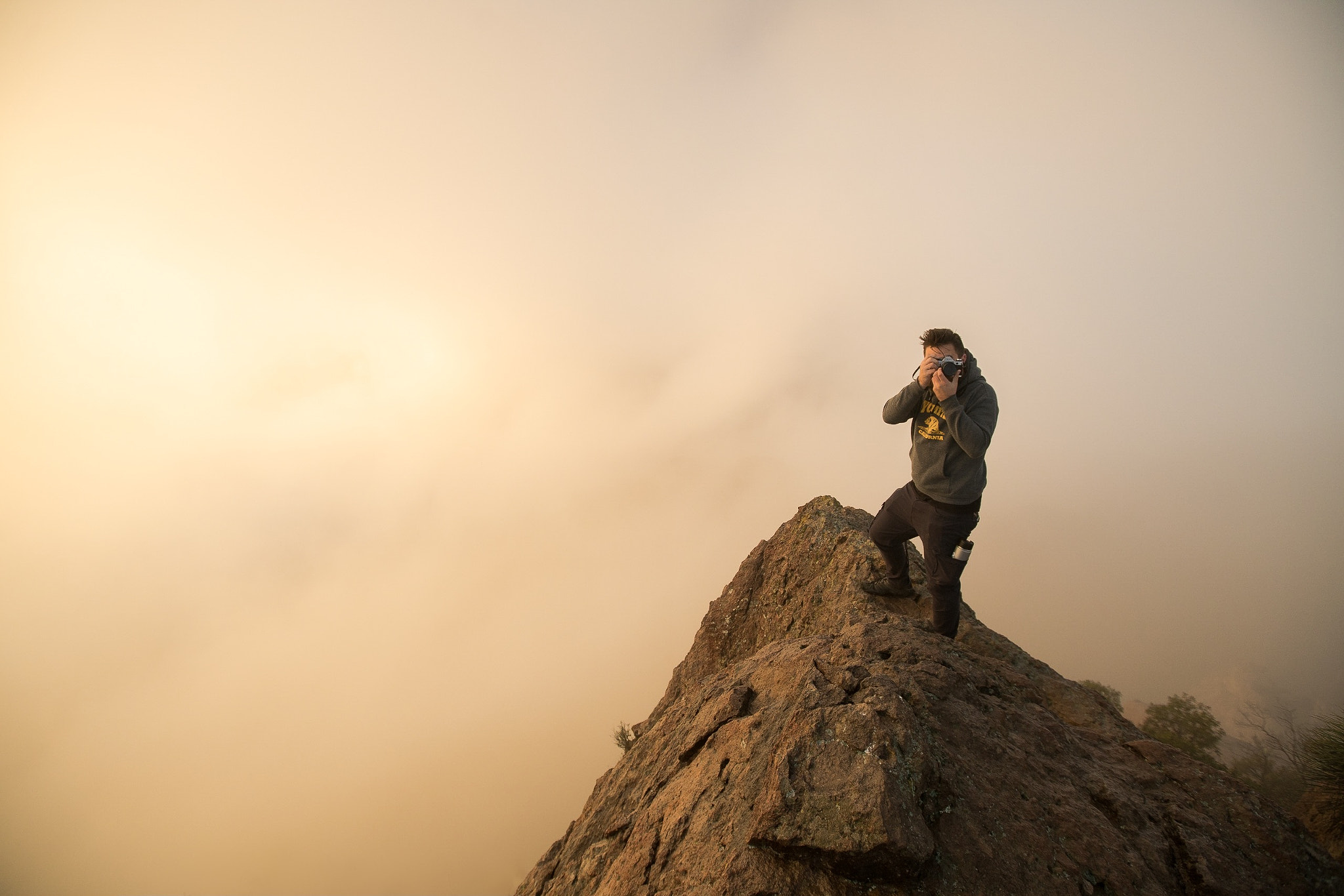 Sony a7R II + Canon EF 16-35mm F2.8L II USM sample photo. In the golden fog photography