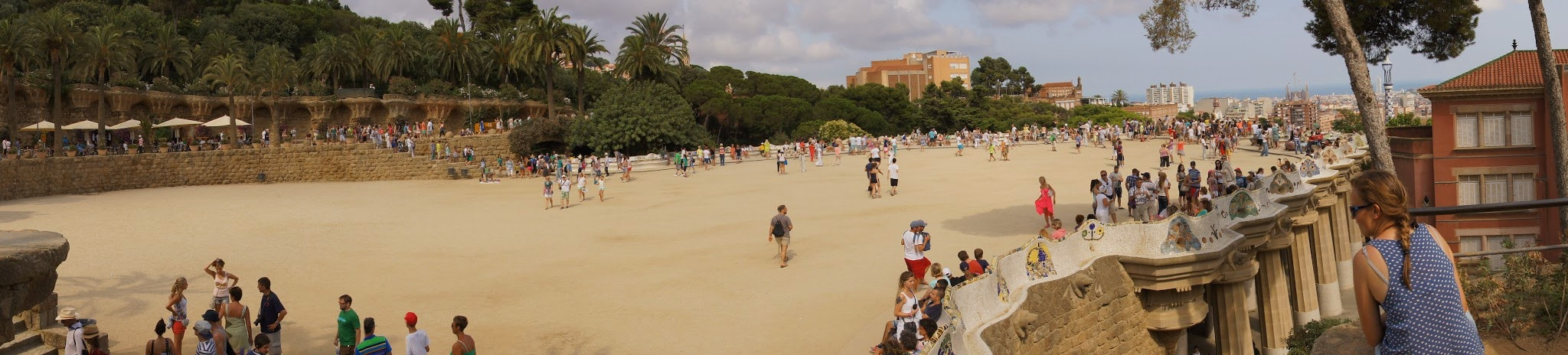 Sony SLT-A33 + Sony DT 16-105mm F3.5-5.6 sample photo. Park guell in  barcelona photography