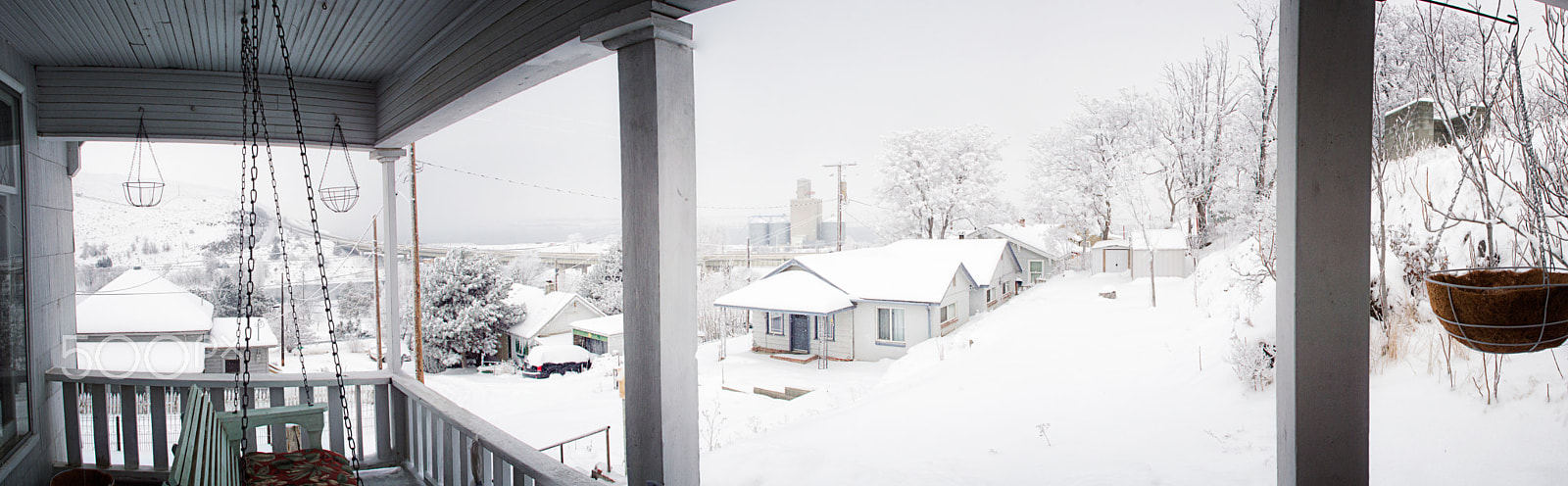 Nikon D3200 sample photo. Panorama from porch photography