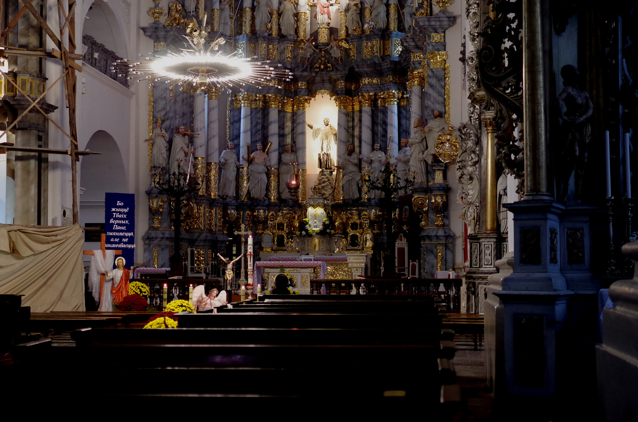 Pentax K-50 sample photo. St.francis xavier cathedral, hrodna, belarys photography