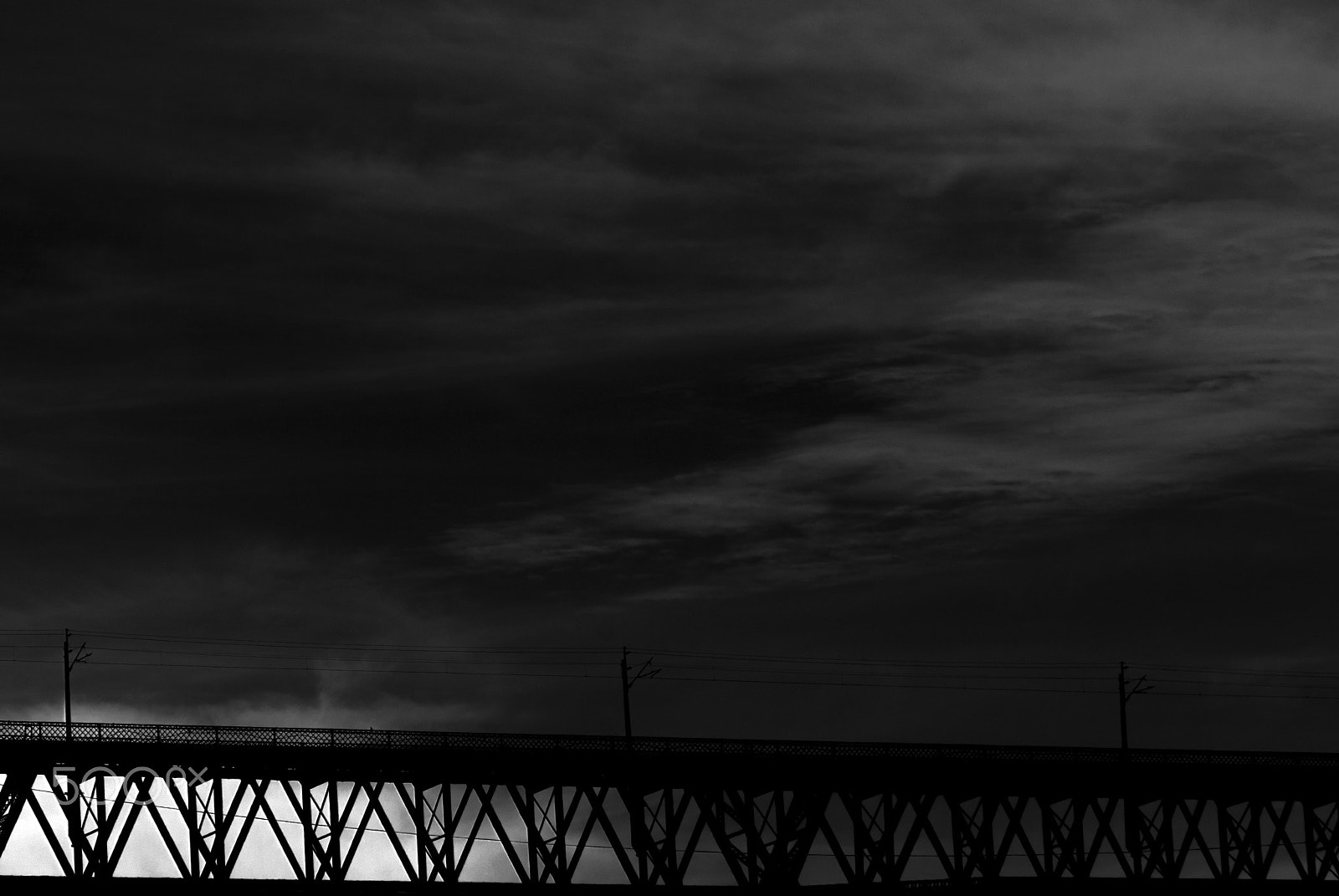 Pentax K10D sample photo. Viaduct bridge in contrast photography