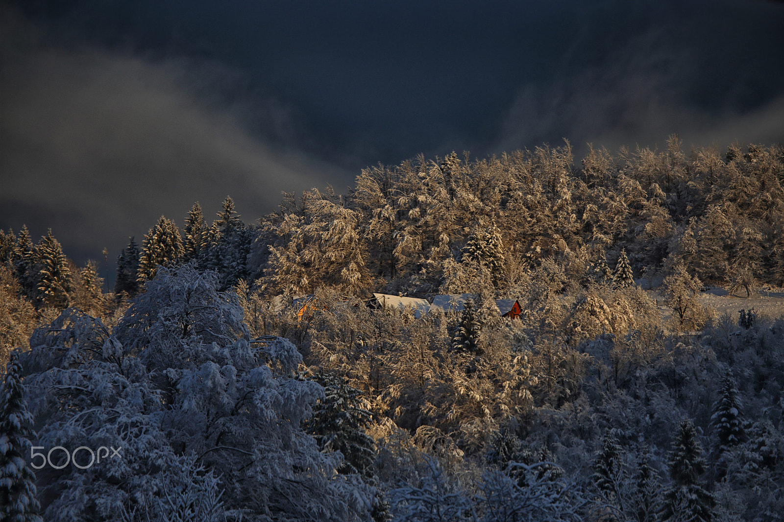 Canon EOS 6D + Canon EF 100-400mm F4.5-5.6L IS USM sample photo. Rural village of gorski kotar photography