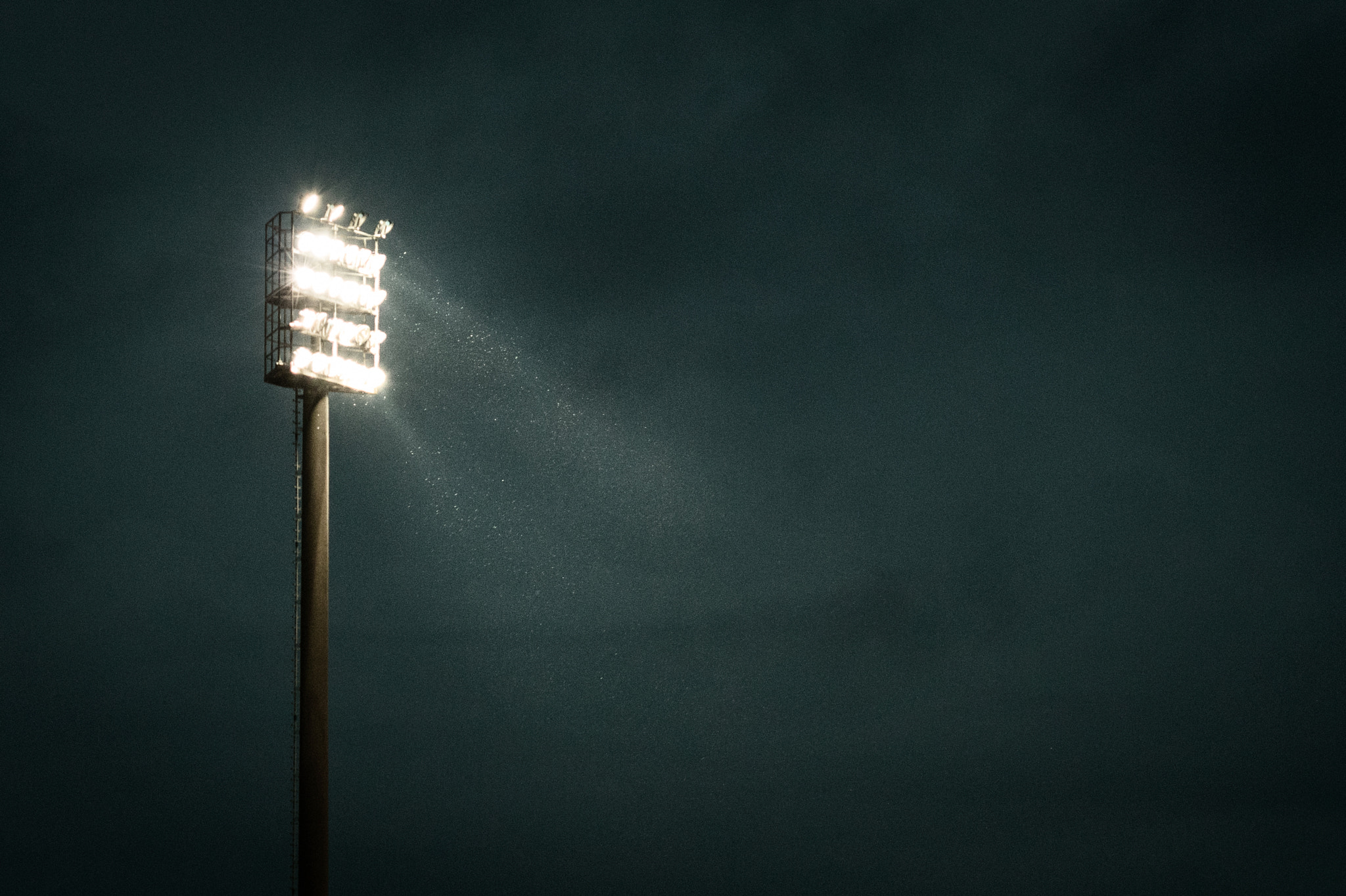 Canon EF 100mm F2.8 Macro USM sample photo. Floodlights photography