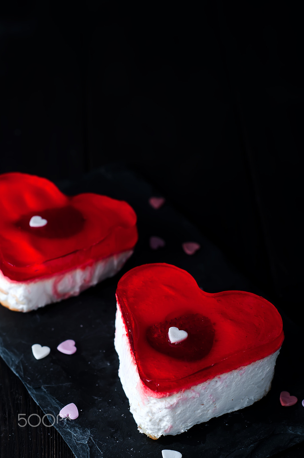 AF Nikkor 50mm f/1.8 sample photo. Valentines cake photography