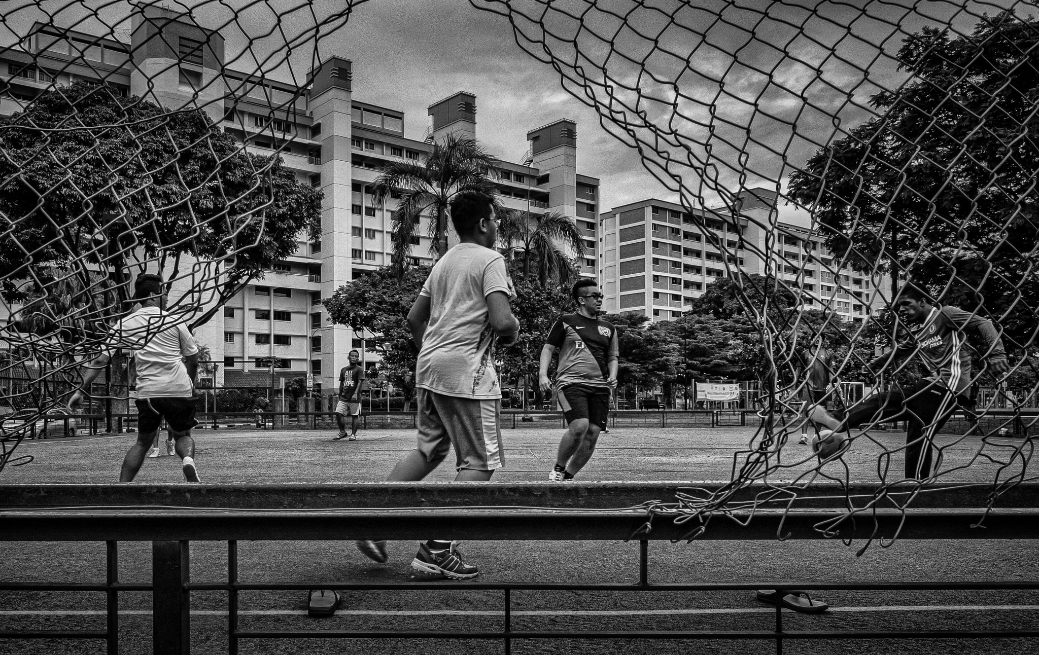 Olympus PEN-F sample photo. Friendly game of futsal photography