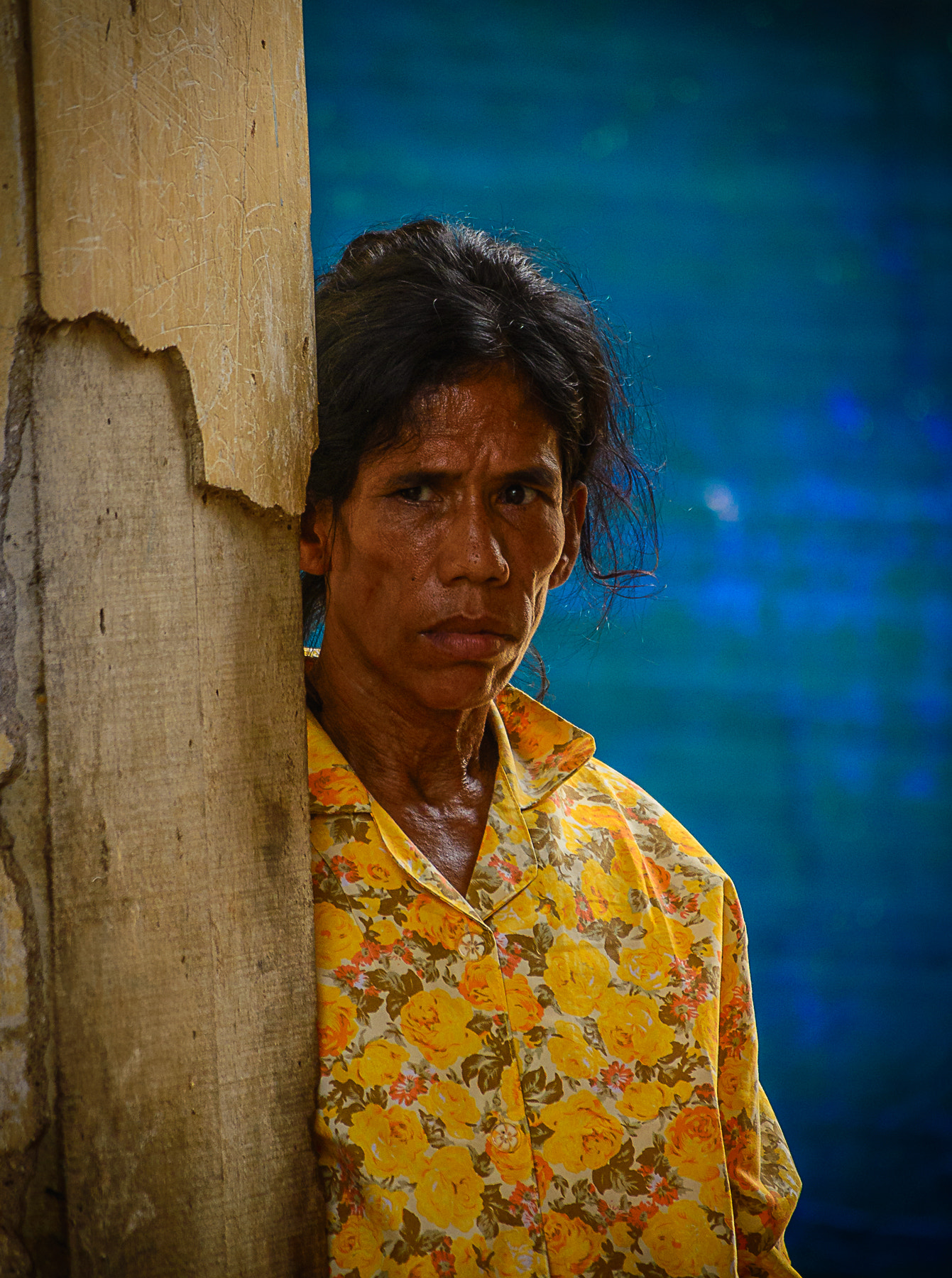 Nikon D610 sample photo. Shy cambodian lady photography