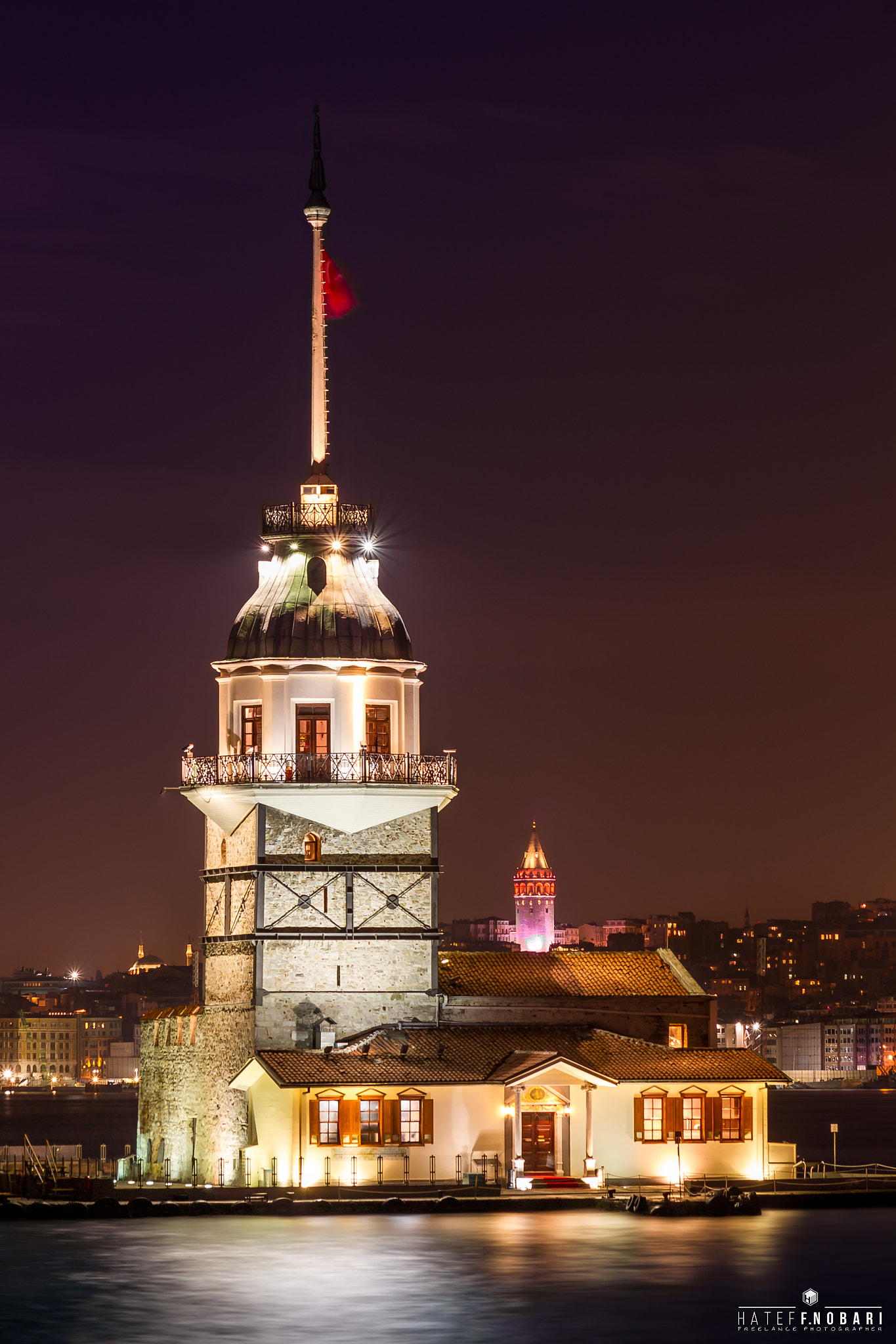 Canon EOS 7D + EF75-300mm f/4-5.6 sample photo. Maiden's tower photography