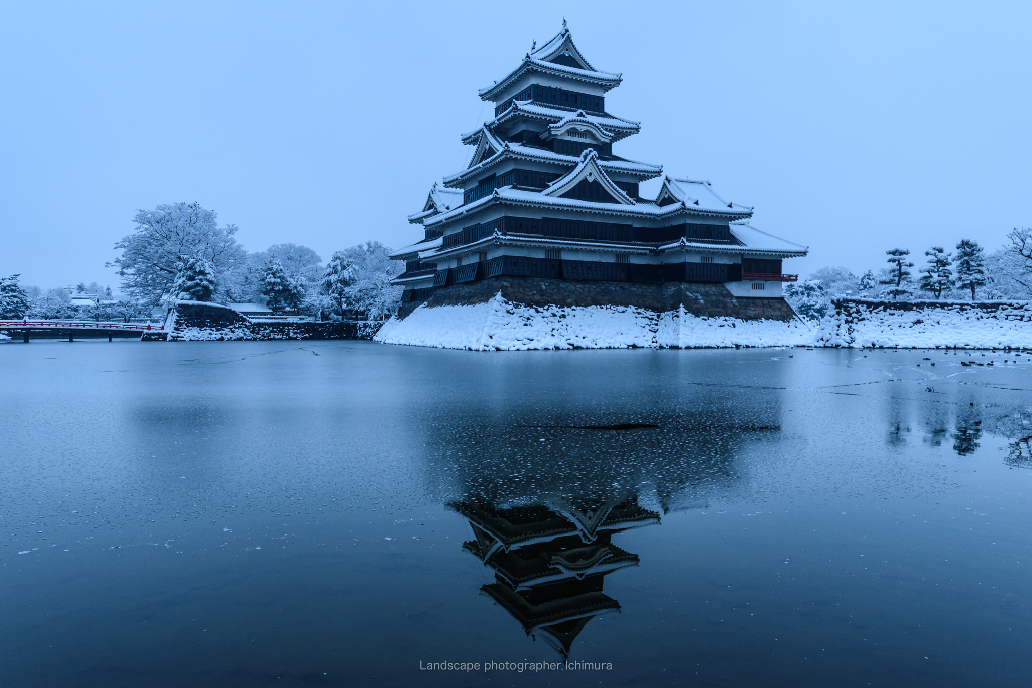 Sigma 12-24mm F4.5-5.6 II DG HSM sample photo. Matsumoto castle with snow 2 photography