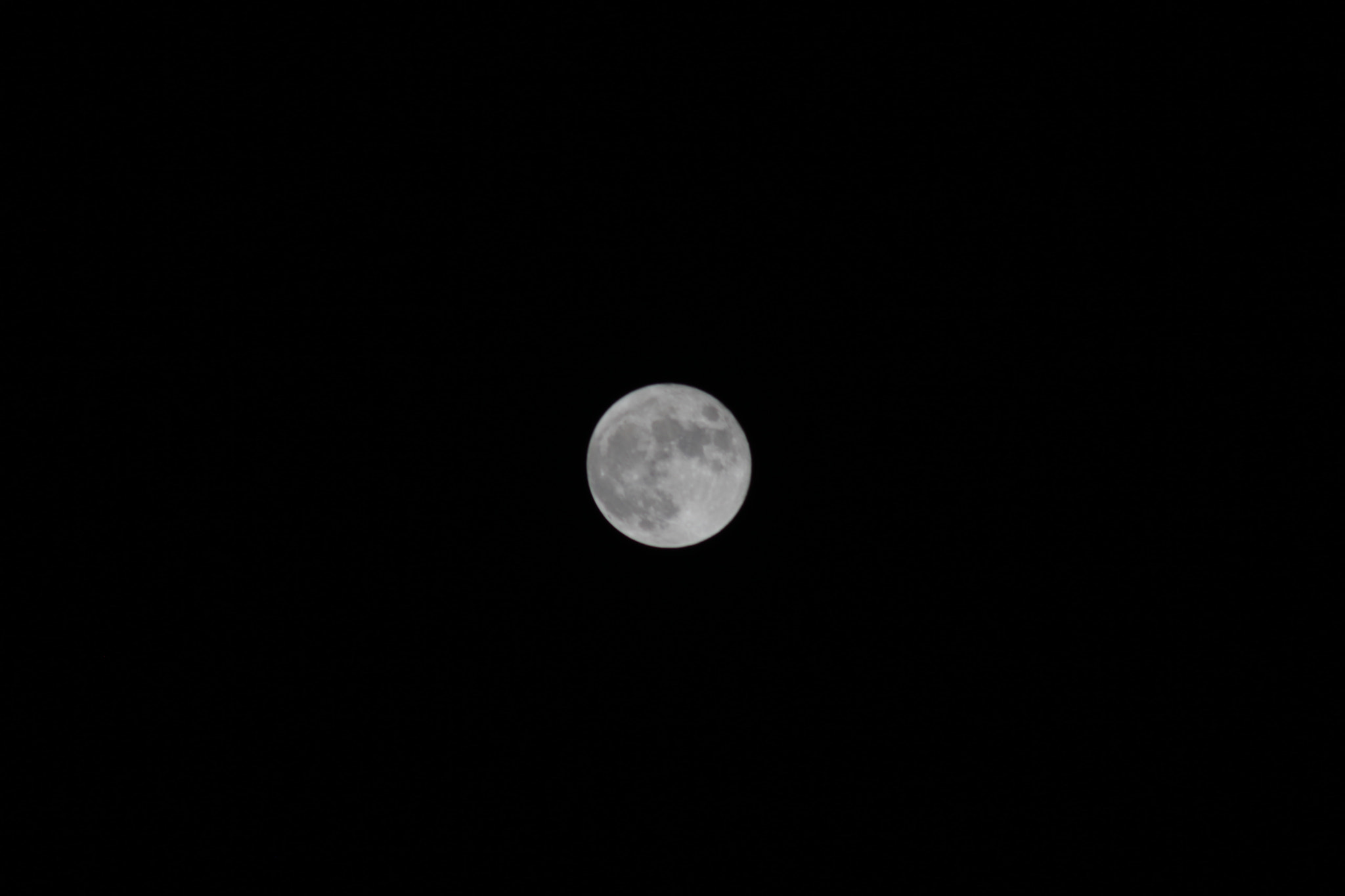 Canon EOS 550D (EOS Rebel T2i / EOS Kiss X4) + Canon EF 90-300mm F4.5-5.6 sample photo. Full moon photography