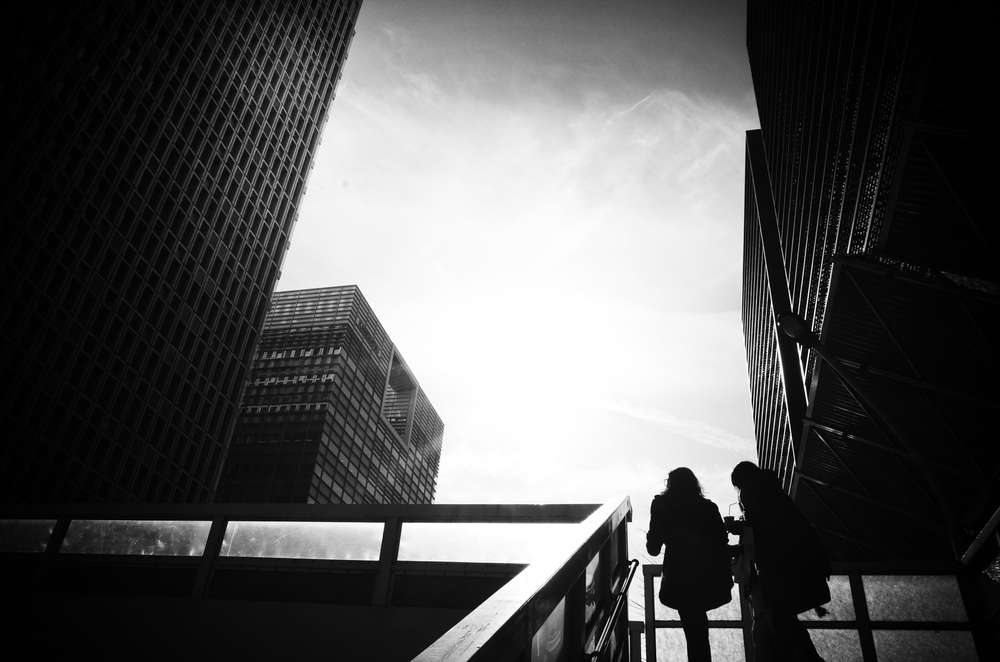 Ricoh GR + GR Lens sample photo. Pedestrian overpass photography