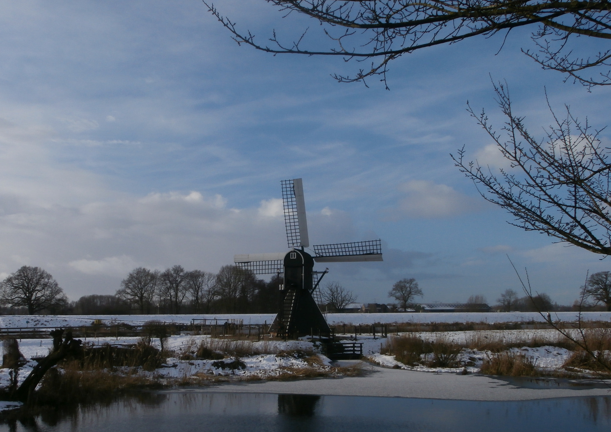 Olympus VR340,D750 sample photo. Blue sky,after the snow. photography