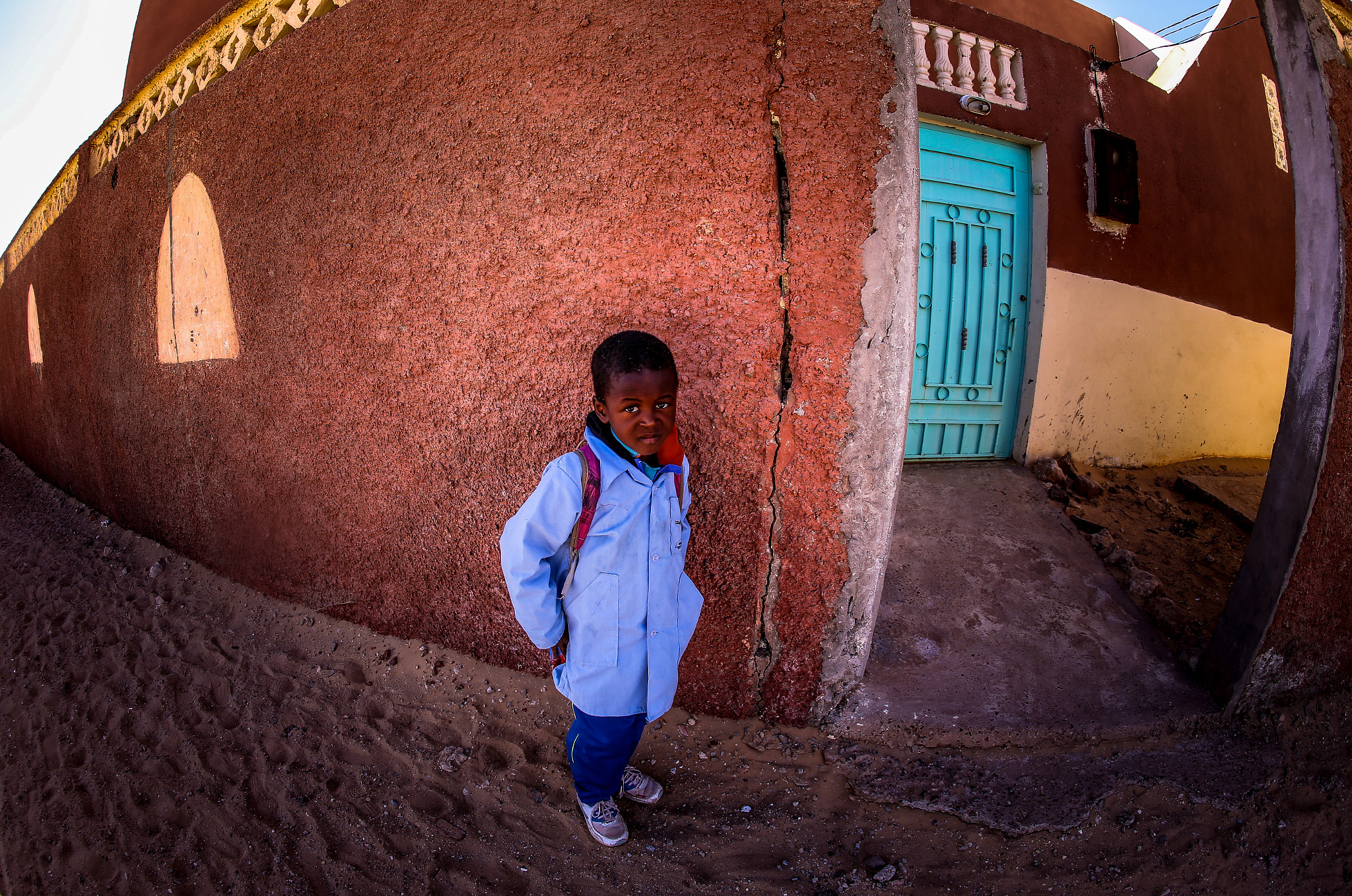 Canon EOS 6D sample photo. Sahara desert child photography