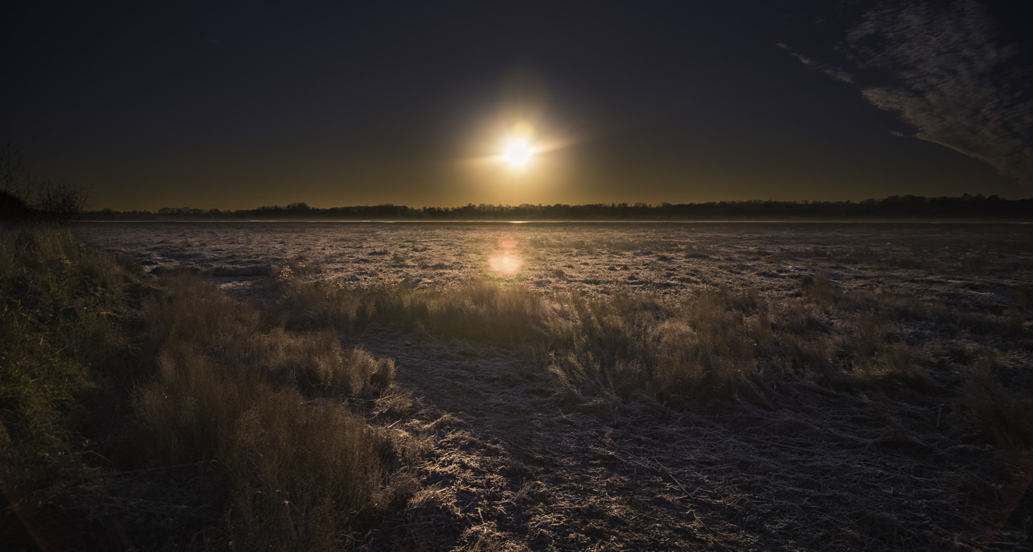 Pentax K-3 sample photo. Lever de soleil givré sur l'estuaire photography