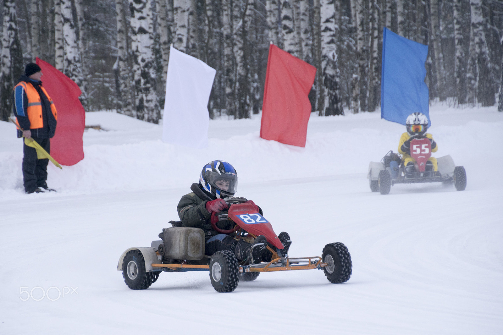 Sony ILCA-77M2 sample photo. Winter karting 2017-001 photography