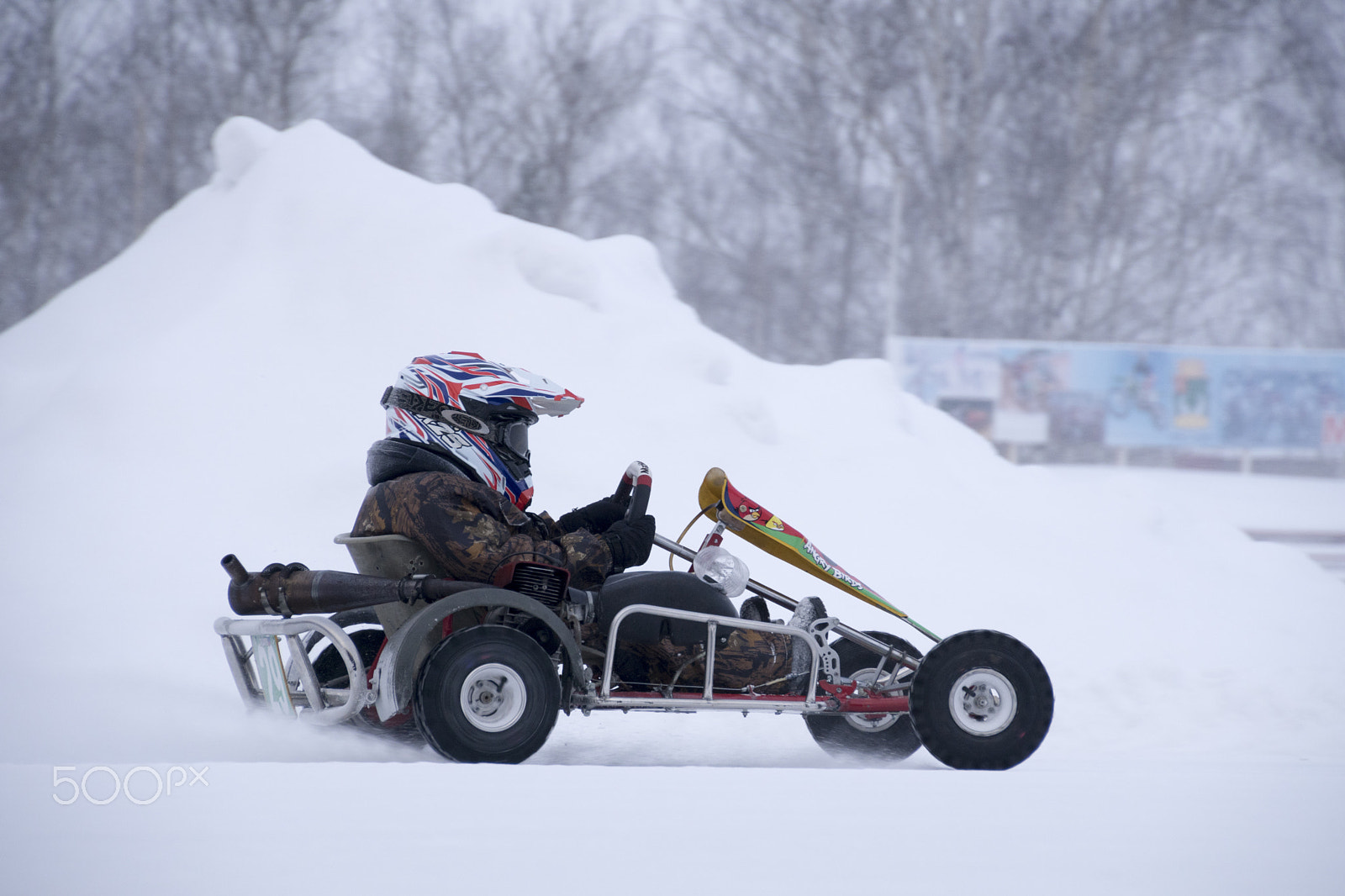 Tamron 16-300mm F3.5-6.3 Di II VC PZD Macro sample photo. Winter karting 2017-003 photography