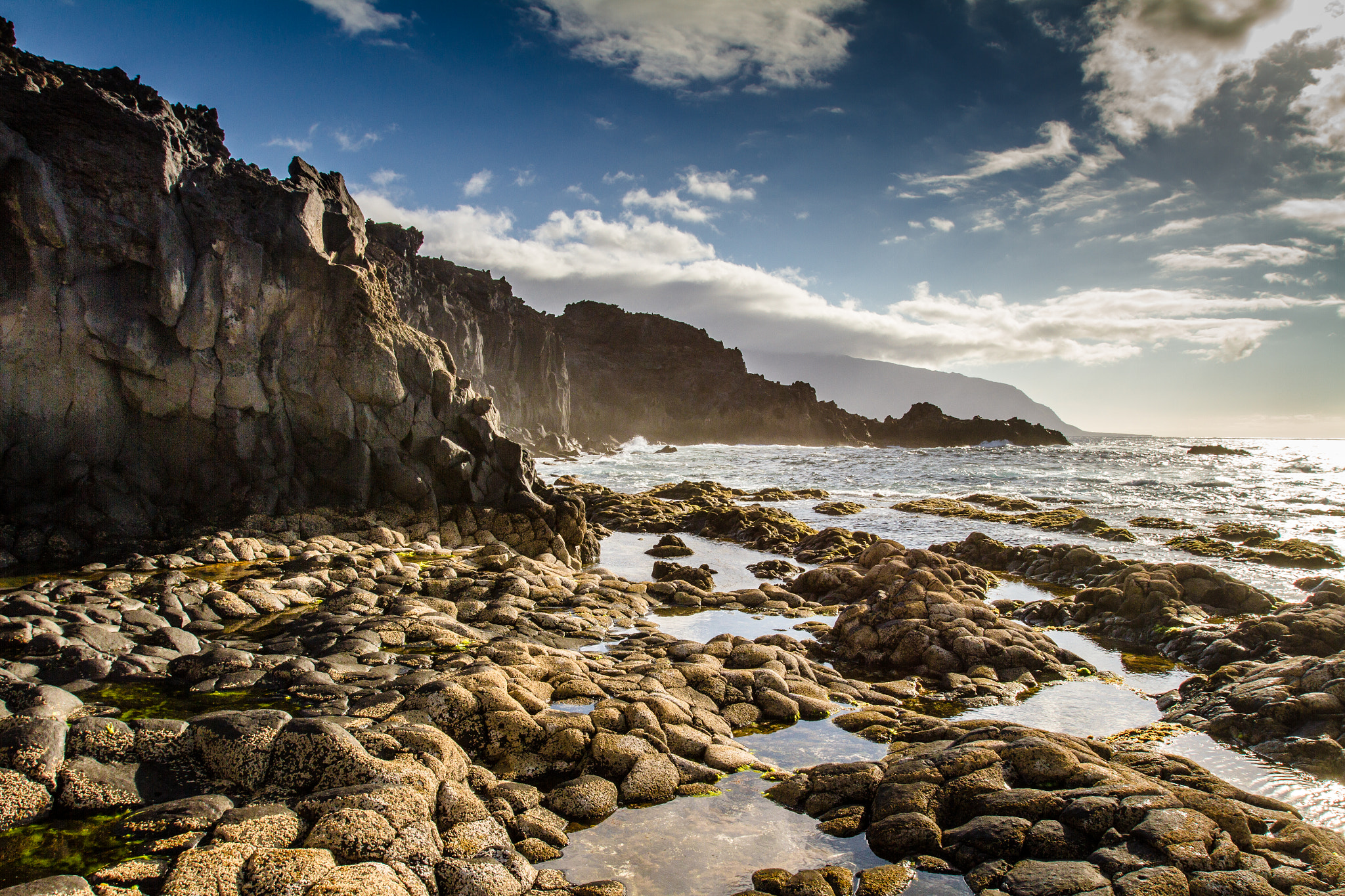 Canon EOS 7D sample photo. Steep coast at la maceta photography