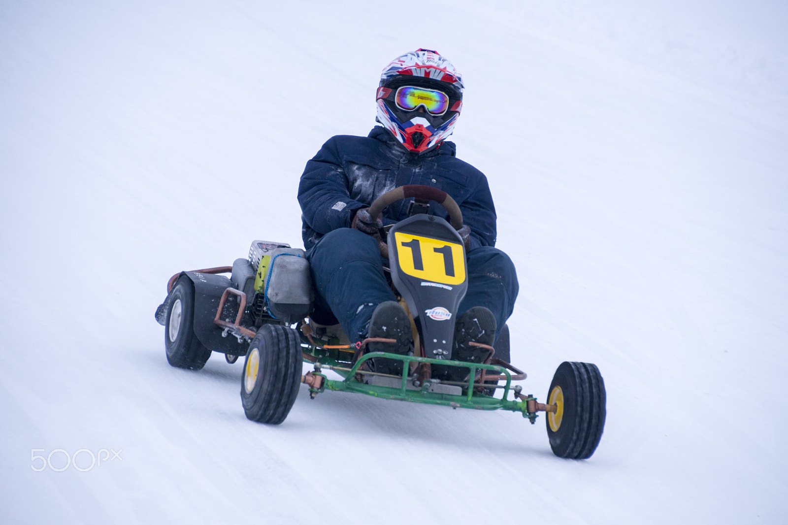 Sony ILCA-77M2 sample photo. Winter karting 2017-004 photography