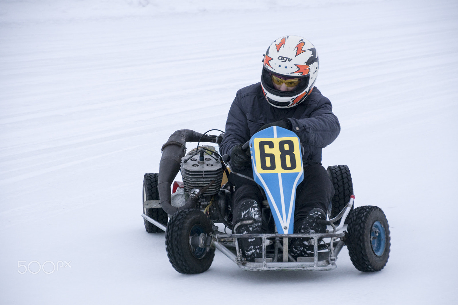 Sony ILCA-77M2 sample photo. Winter karting 2017-005 photography