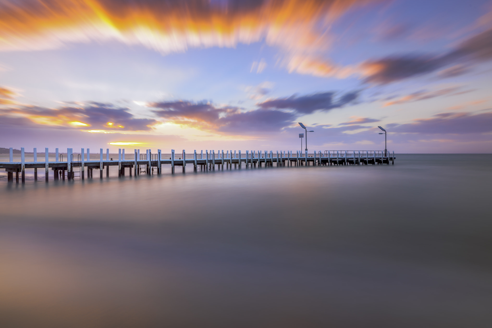 Nikon D800 + Tokina AT-X 16-28mm F2.8 Pro FX sample photo. Safety beach pier photography