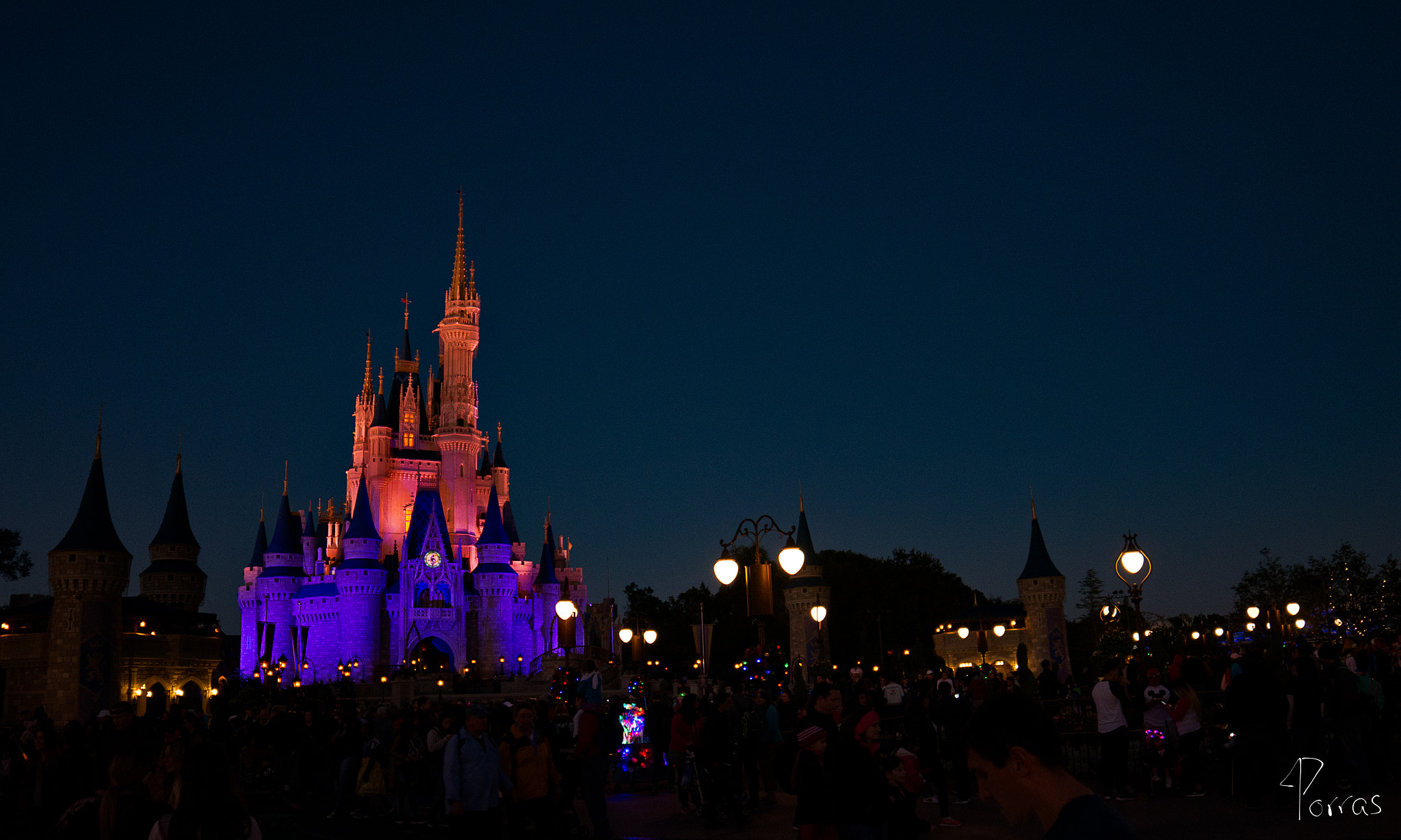 Samyang 14mm F2.8 ED AS IF UMC sample photo. Cinderella's castle photography
