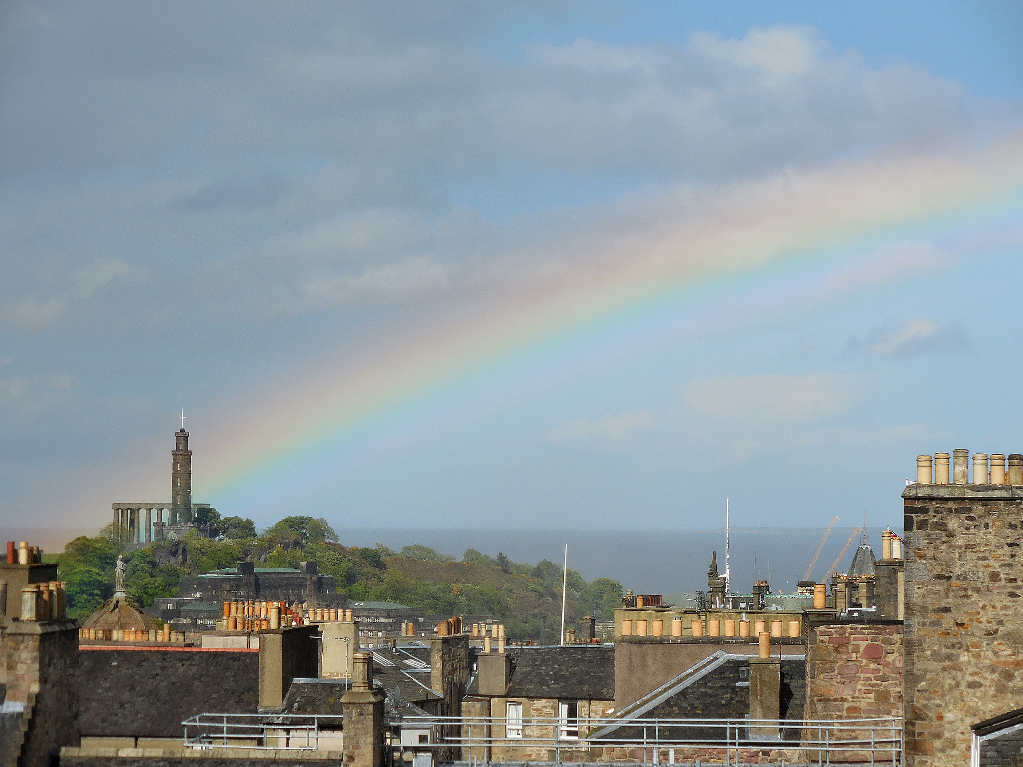 Nikon Coolpix S6800 sample photo. Rainbow at edinbourg photography