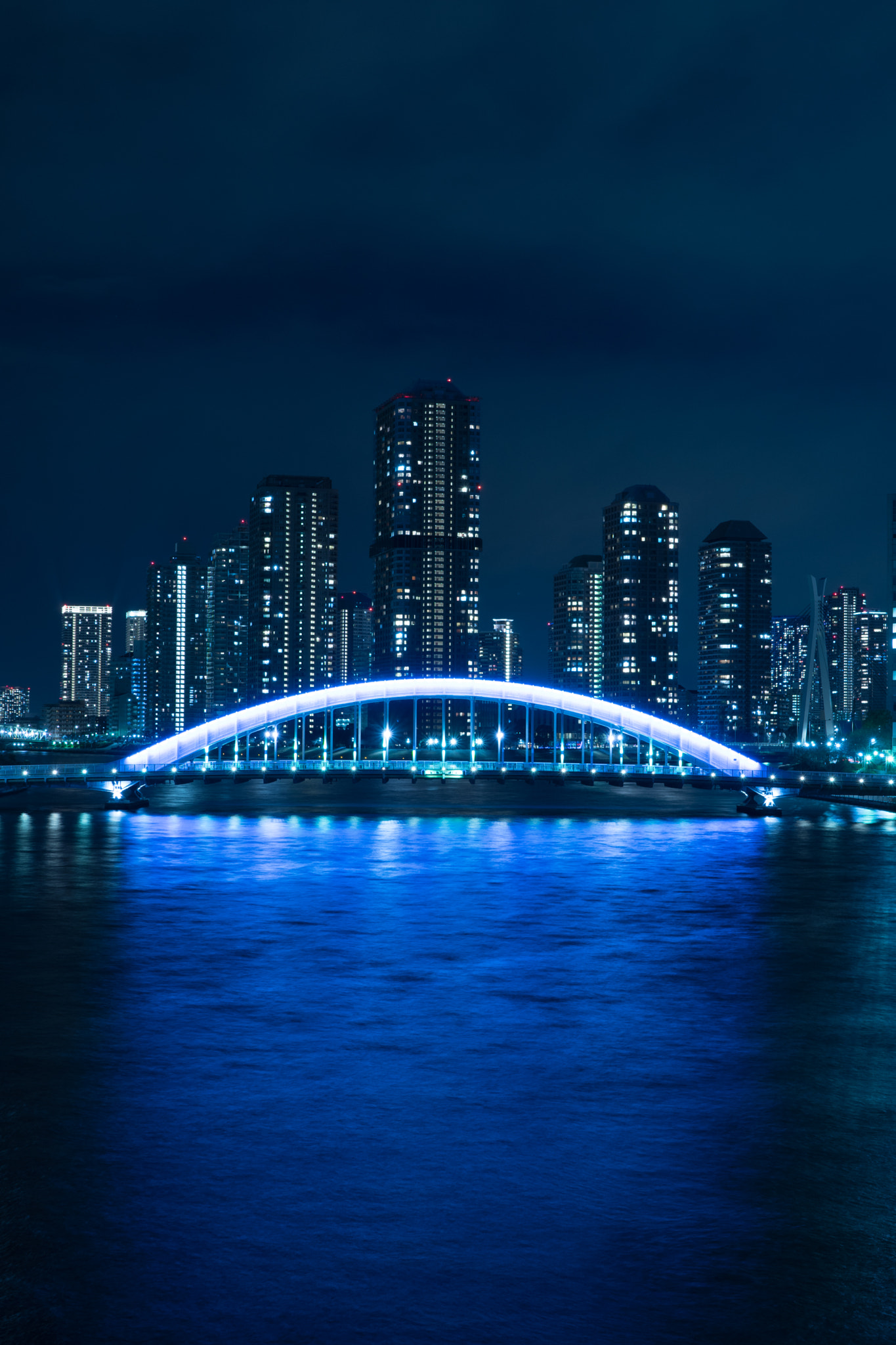 Sony a6300 sample photo. Blue bridge, blue river photography