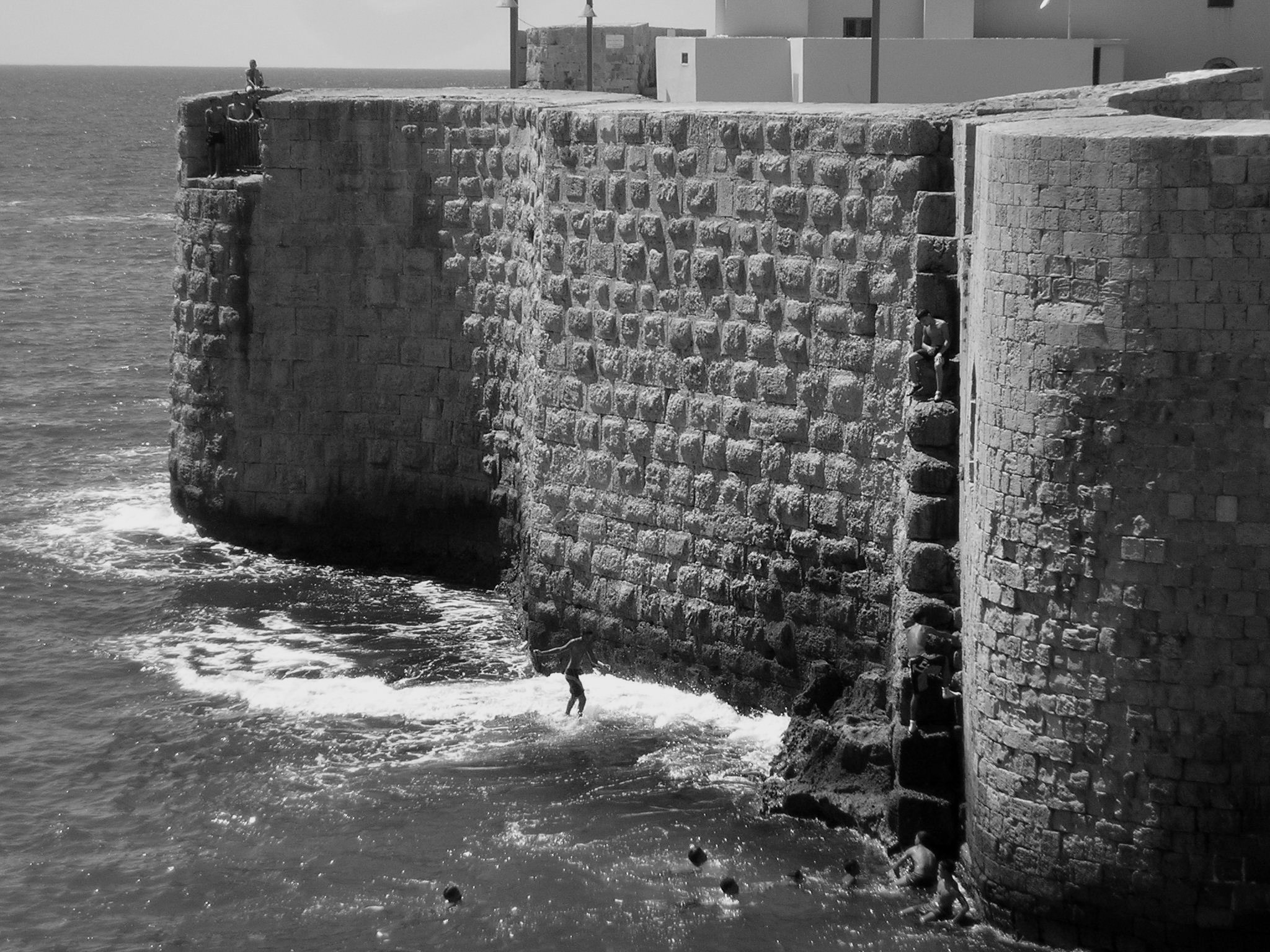 Olympus X100,D540Z,C310Z sample photo. The wall of old acre at the summer photography