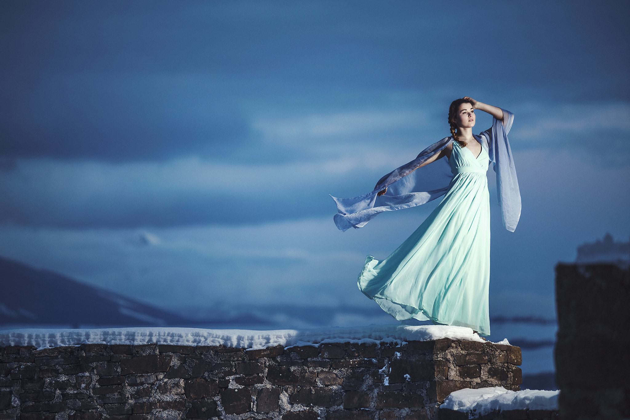 Canon EF 80-200mm f/2.8L sample photo. Ice queen photography